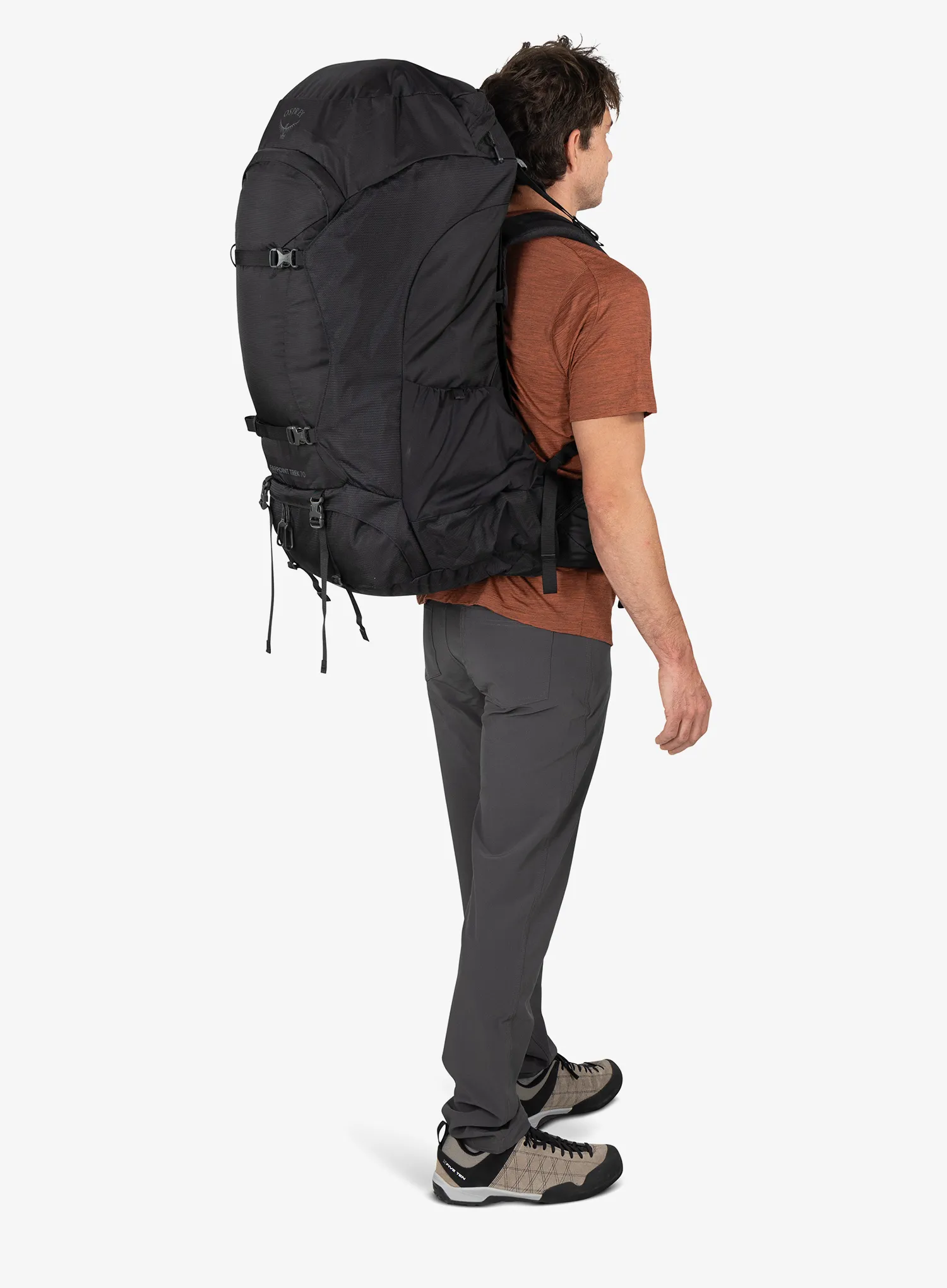 Potovalni nahrbtnik Osprey Farpoint Trek 70 - black/black