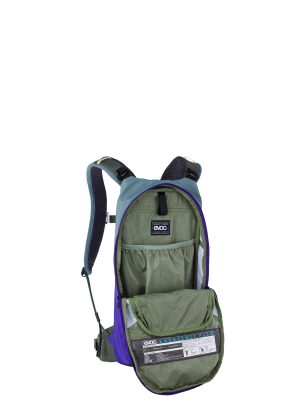 Kolesarski nahrbtnik Evoc Stage 6 - steel/violet/dark olive