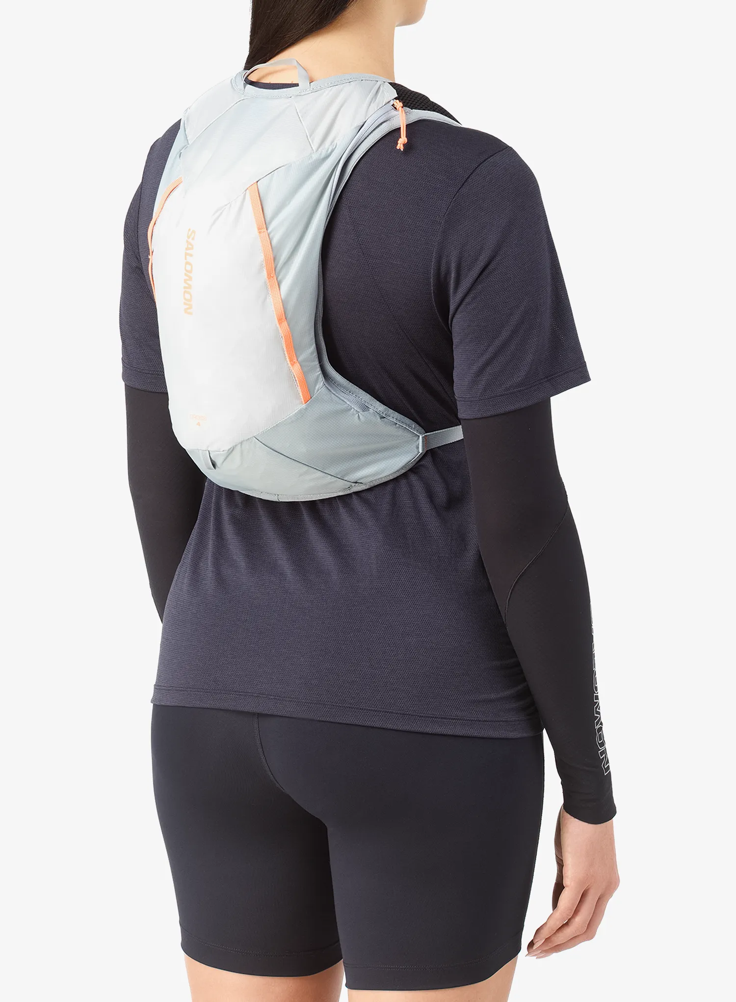 Nahrbtnik Salomon Cross 4 - gray violet/quarry/nectarine