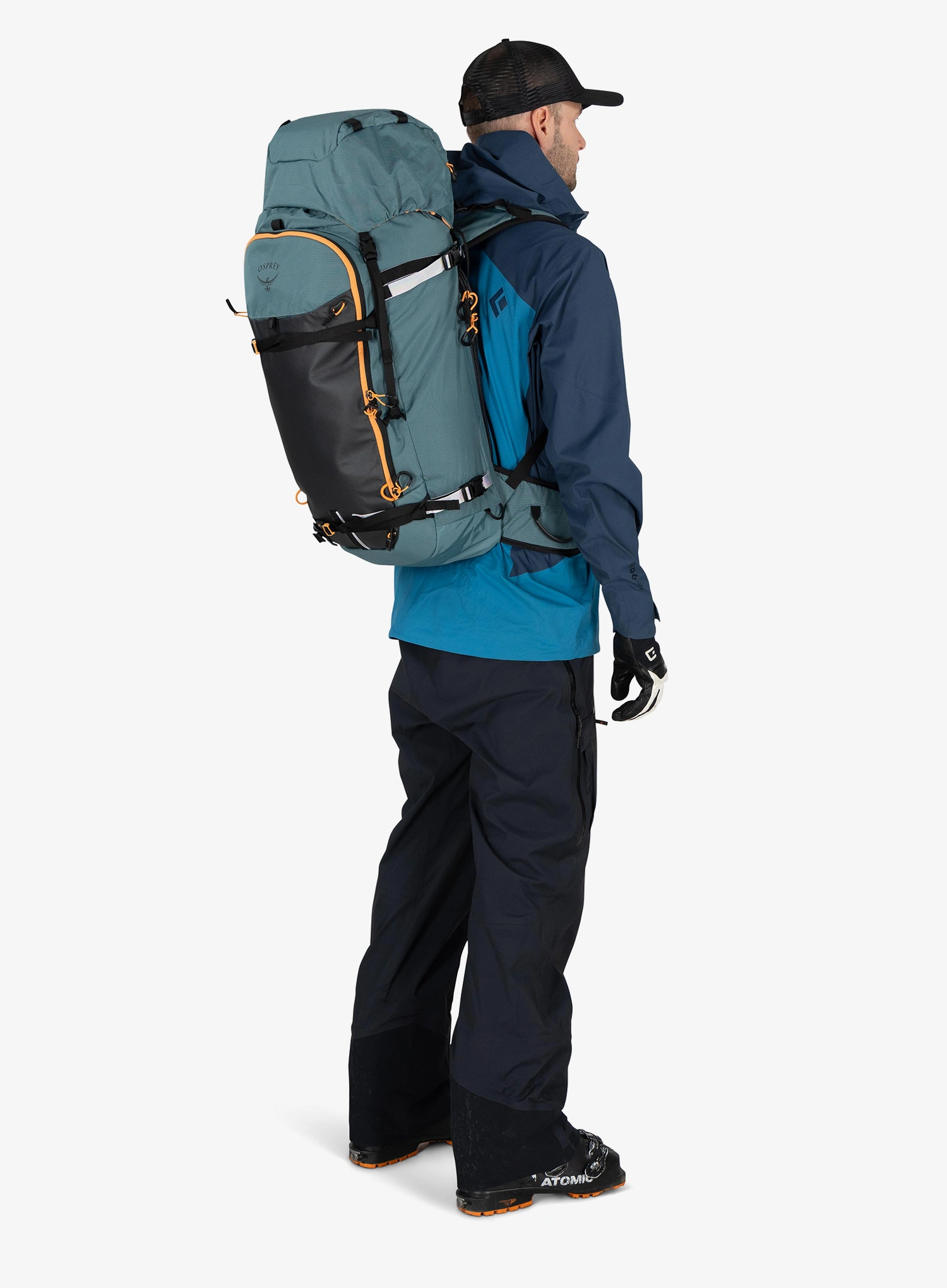 Nahrbtnik za turno smučanje Osprey Soelden 45 - cascade blue/raven black