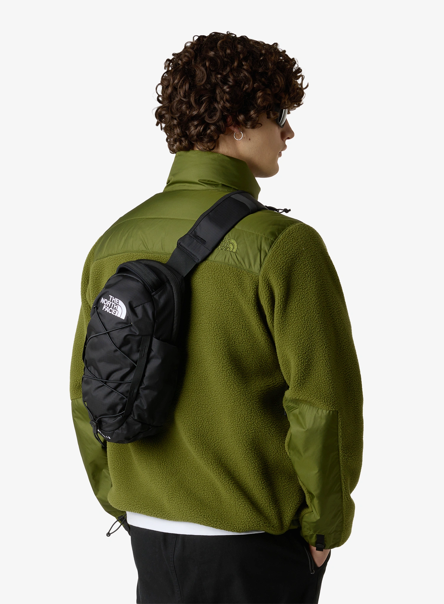 Nahrbtnik The North Face Borealis Sling - tnf black/tnf white