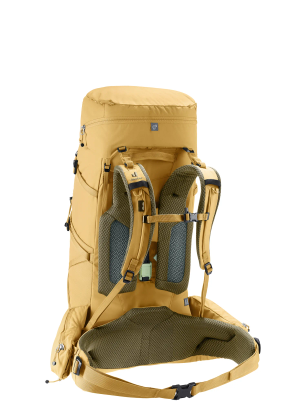 Ženski pohodniški nahrbtnik Deuter Aircontact Core 45+10 SL - savanna/nori