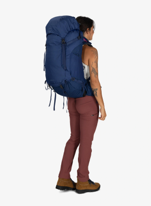 Ženski pohodniški nahrbtnik Osprey Kyte LT 65 - serenity blue