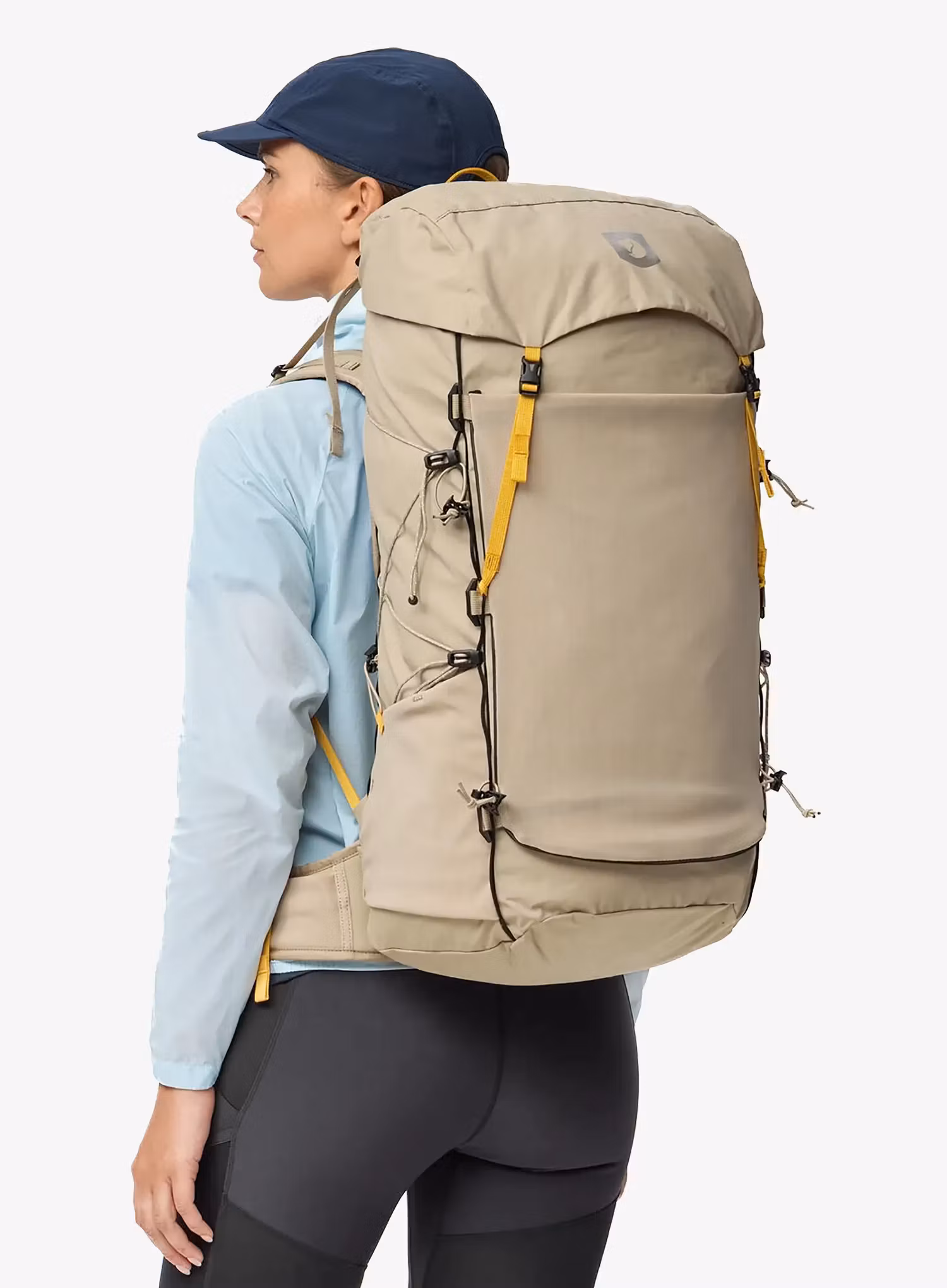 Pohodniški nahrbtnik Fjallraven Kajka X-Latt 45 - fossil