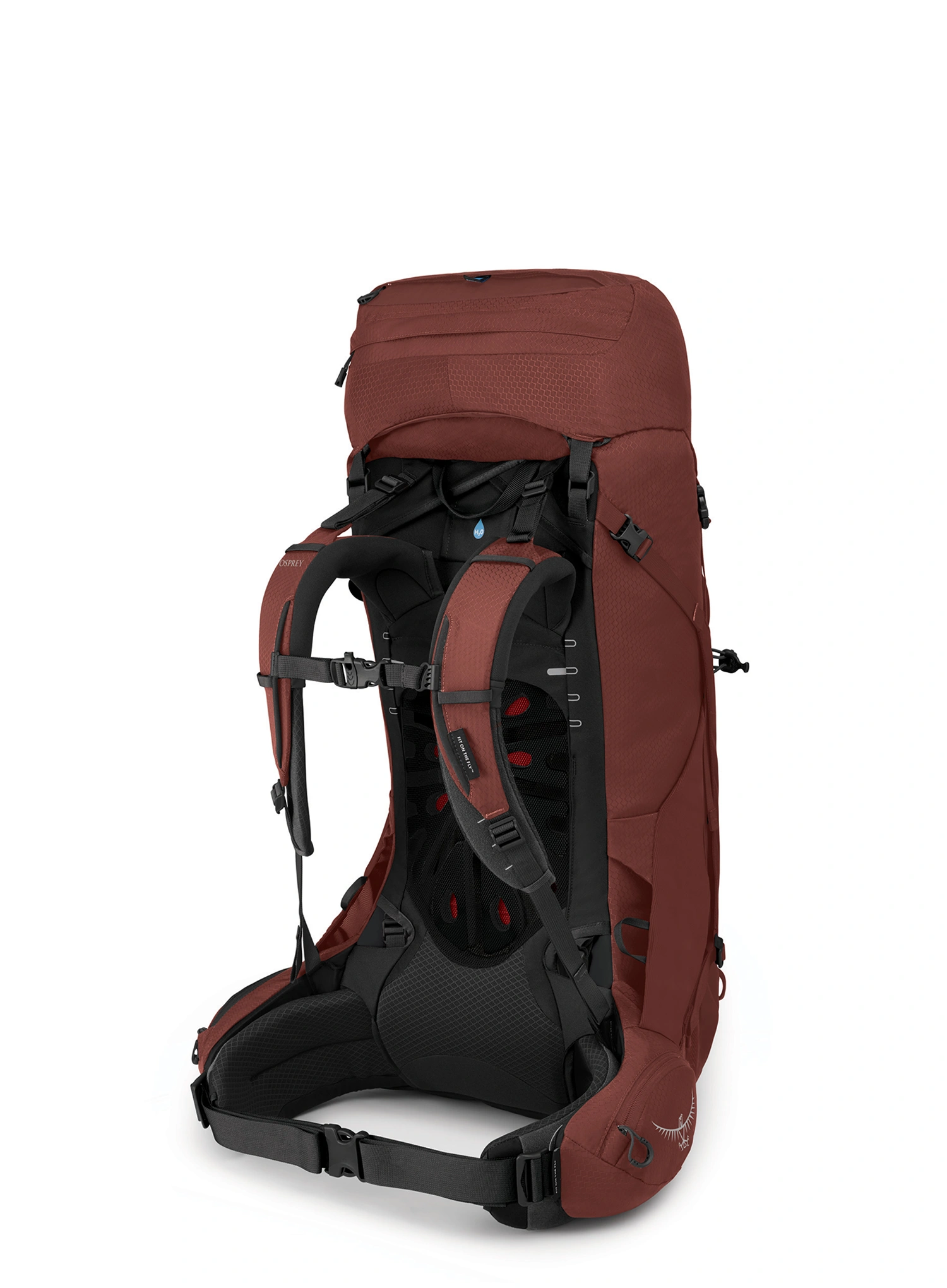 Pohodniški nahrbtnik Osprey Aether 55 - deep acorn red
