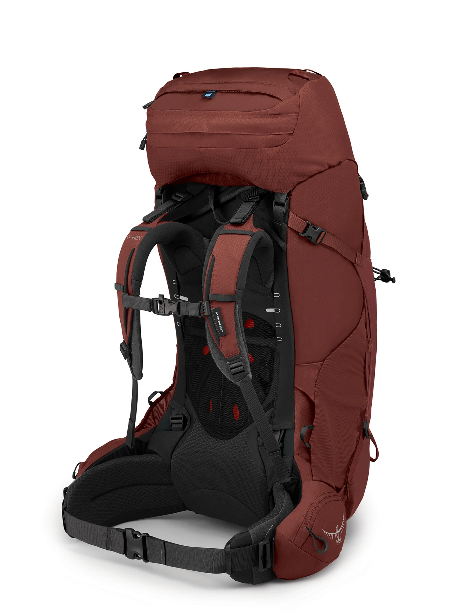 Pohodniški nahrbtnik Osprey Aether 65 - deep acorn red