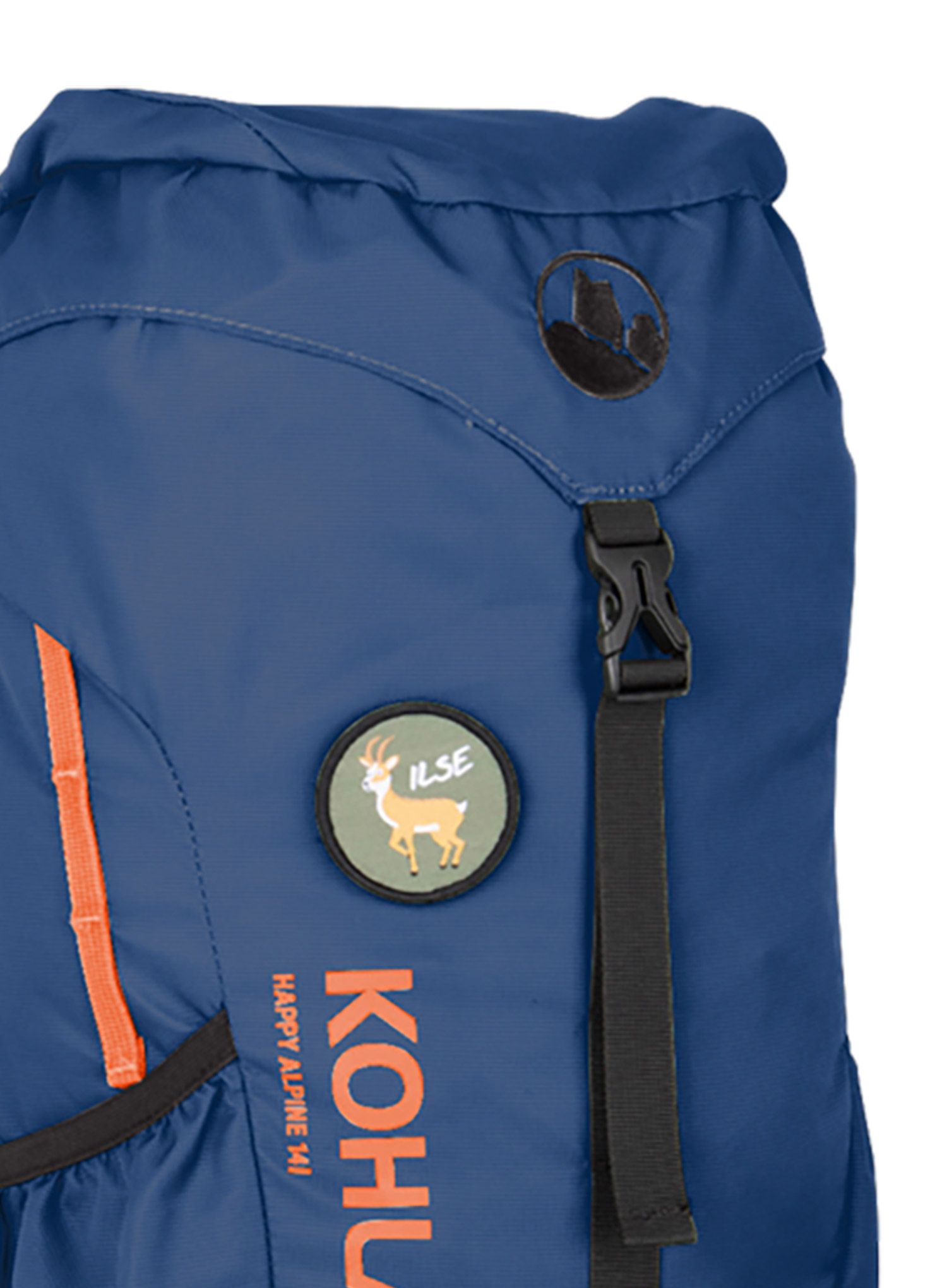Otroški pohodniški nahrbtnik Kohla Happy Alpine 14L - navy peony/red orange