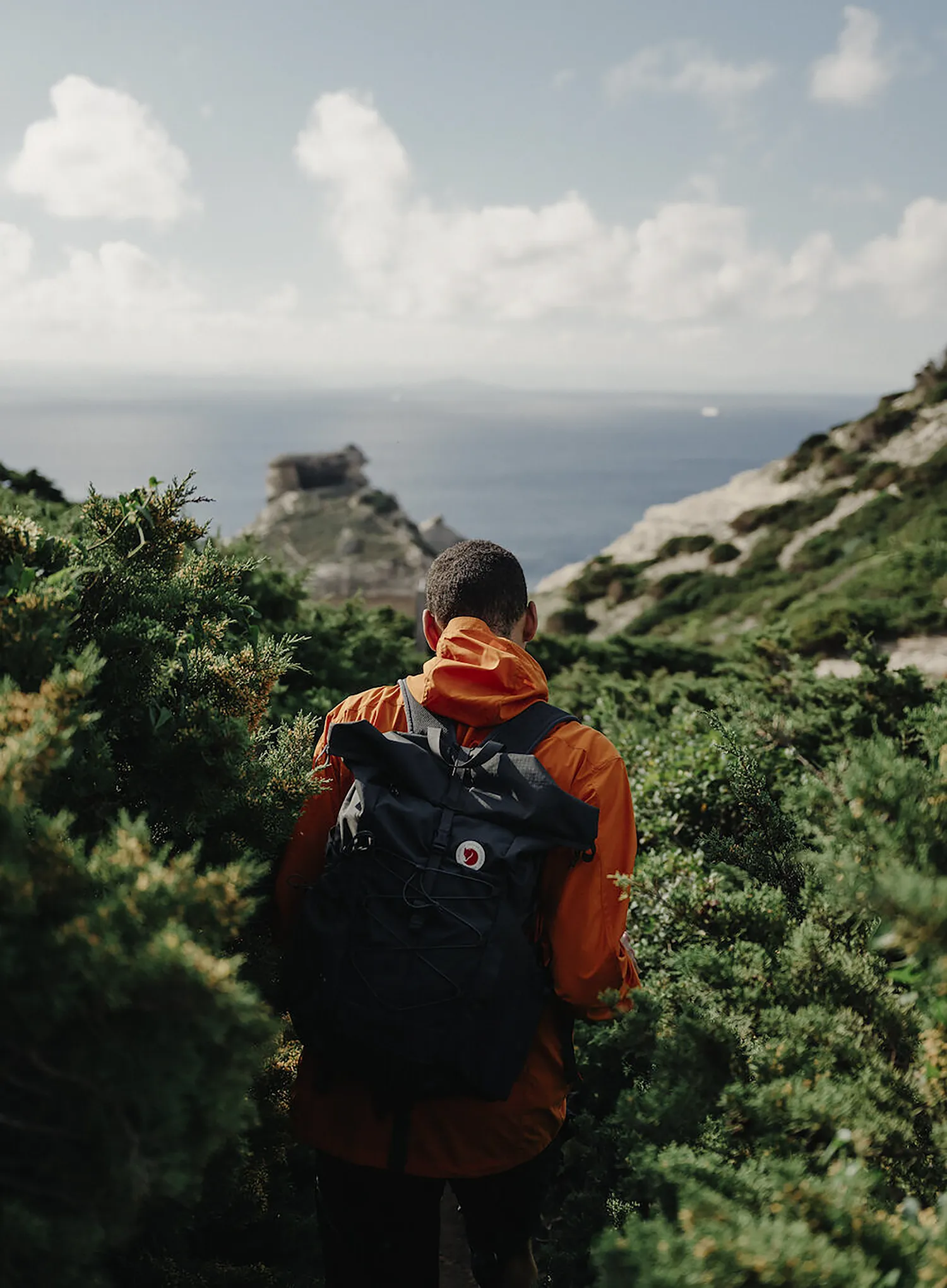 Pohodniški nahrbtnik Fjallraven Abisko Hike Foldsack - black