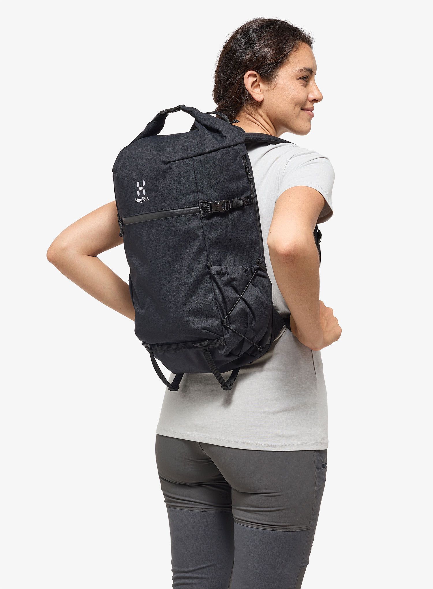 Pohodniški nahrbtnik Haglofs Ardos Rolltop 22 - true black