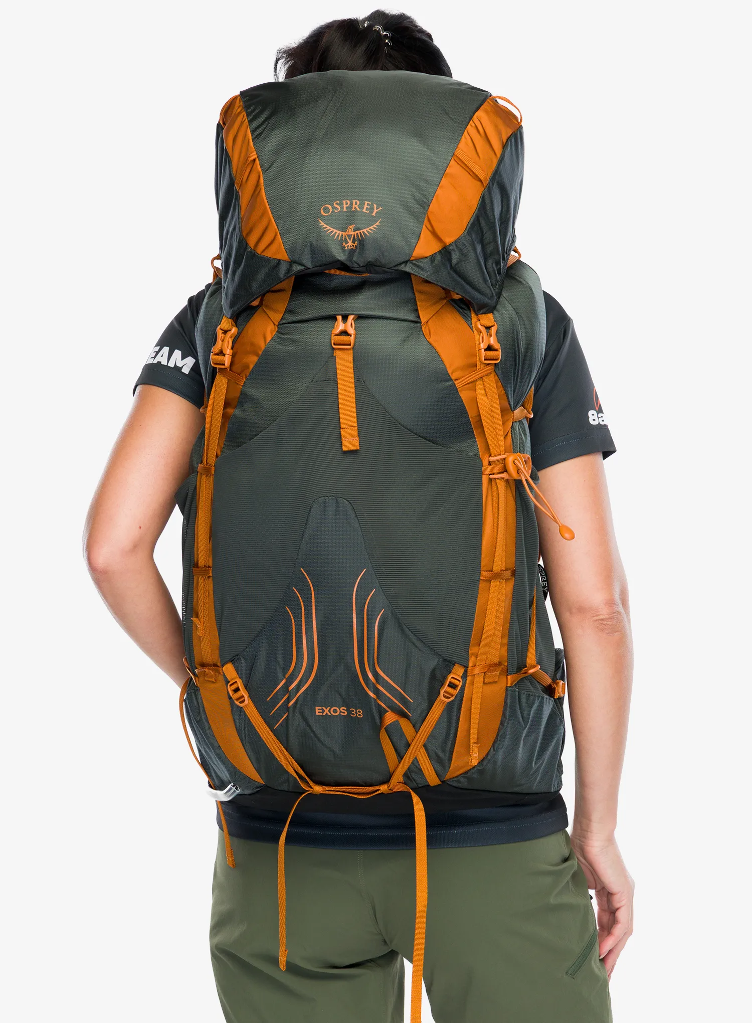 Pohodniški nahrbtnik Osprey Exos 38 - dark charcoal