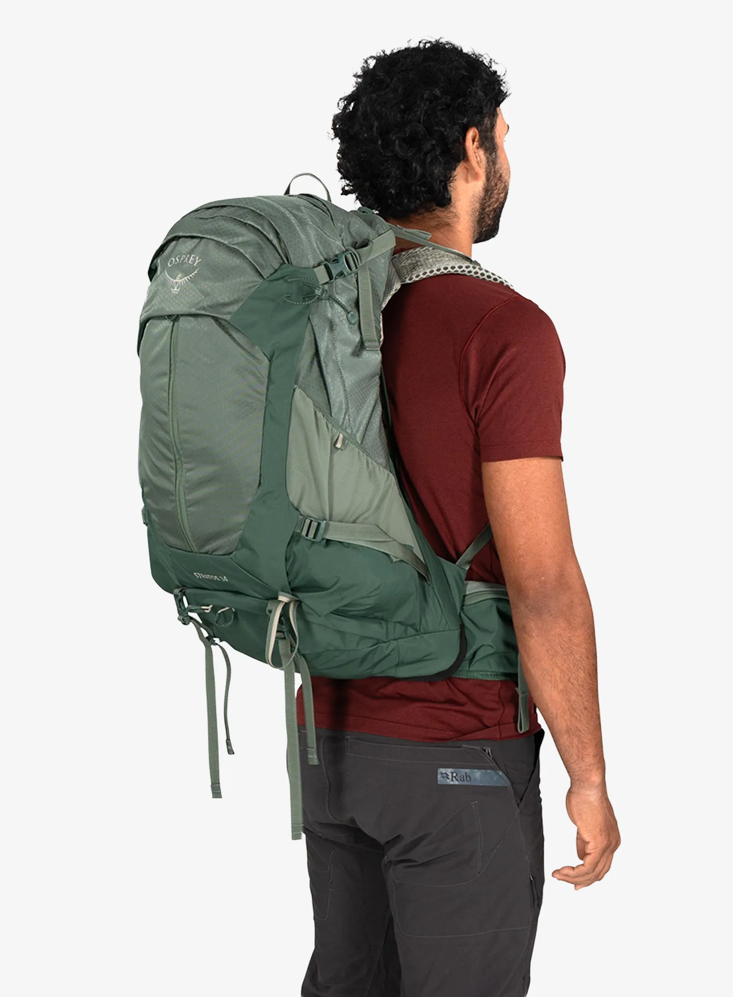 Pohodniški nahrbtnik Osprey Stratos 34 - pine leaf green