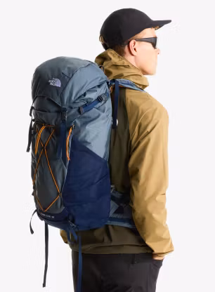 Pohodniški nahrbtnik The North Face Trail Lite 36 - grey/navy/orange