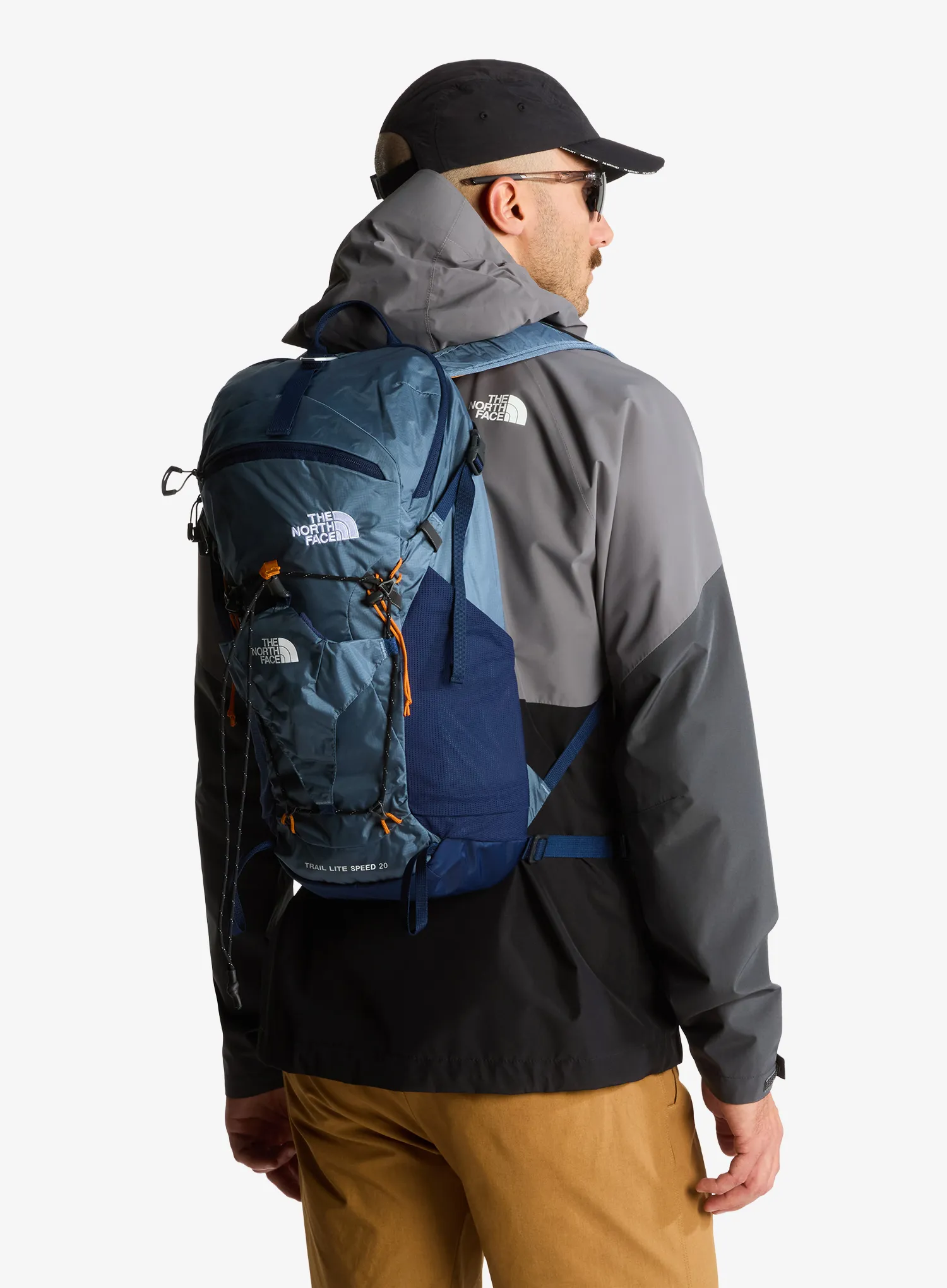 Pohodniški nahrbtnik The North Face Trail Lite Speed 20 - grey/navy/orange