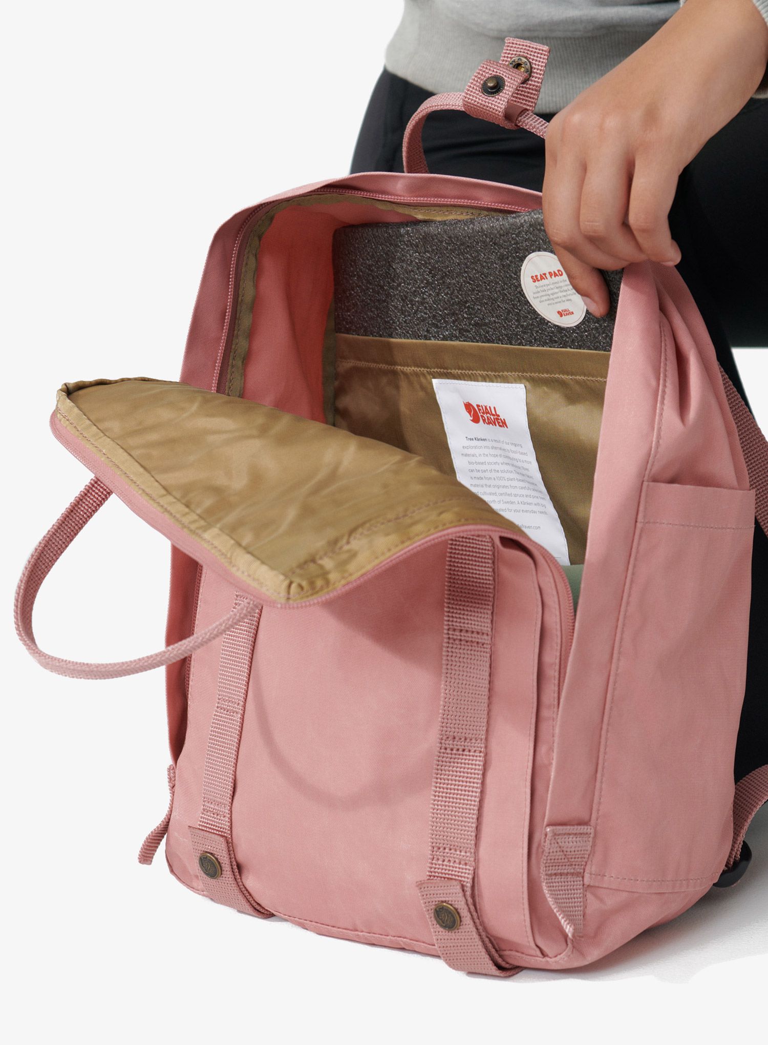 Mestni nahrbtnik Fjallraven Tree-Kanken - lilac pink