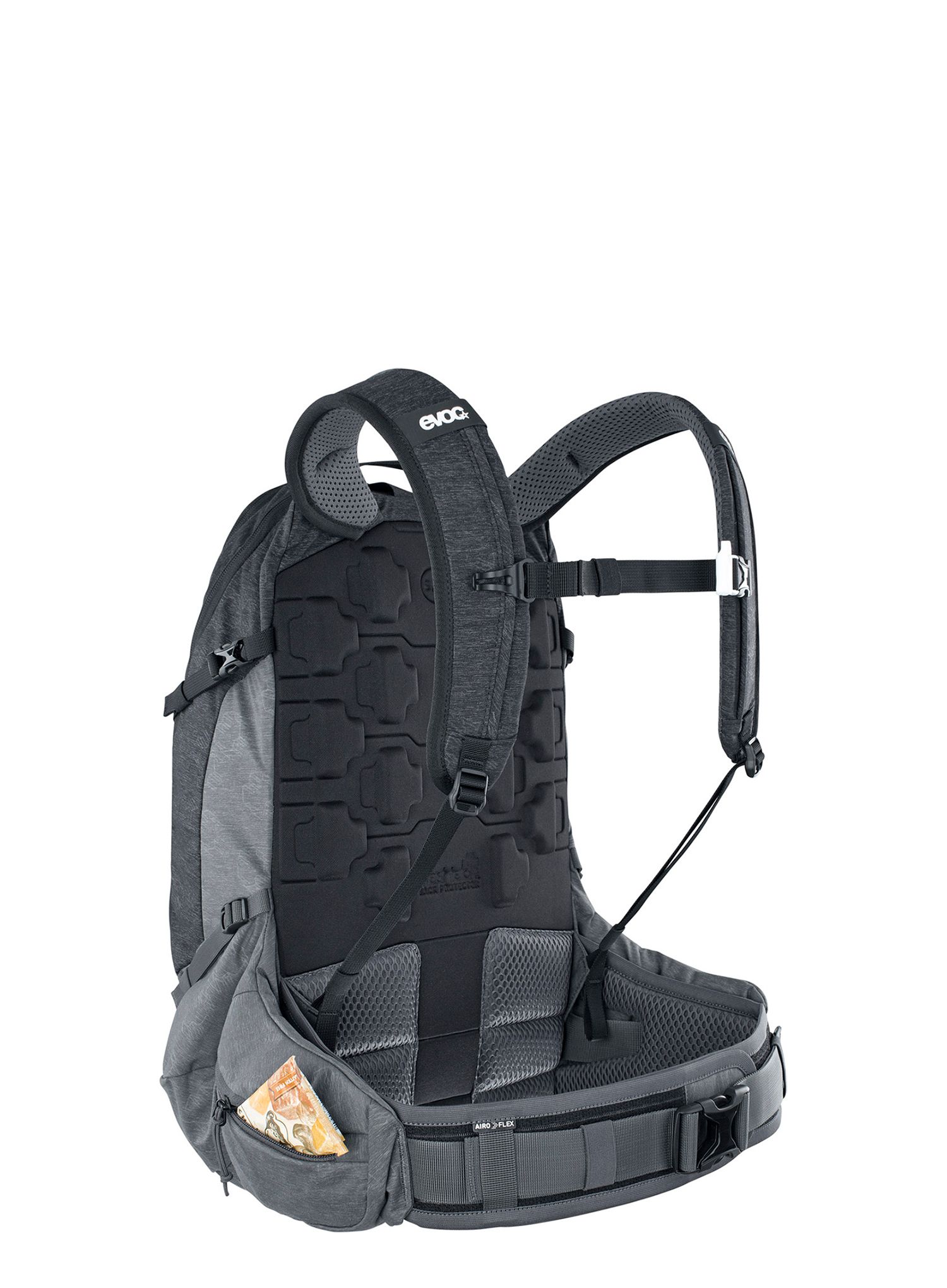 MTB nahrbtnik Evoc Trail Pro 26 - black/carbon grey