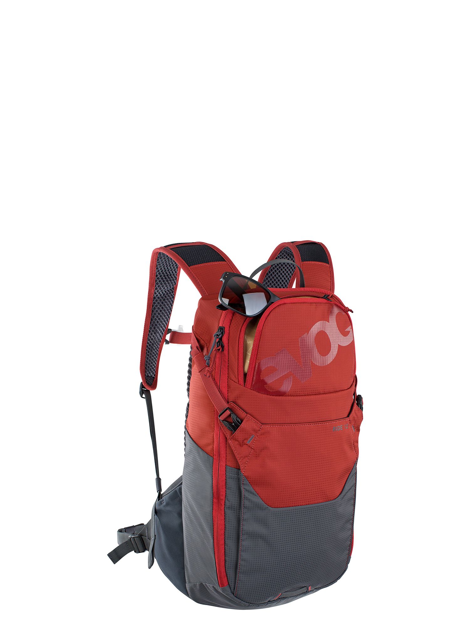 Nahrbtnik za kolesarjenje Evoc Ride 12 - chili red/carbon grey