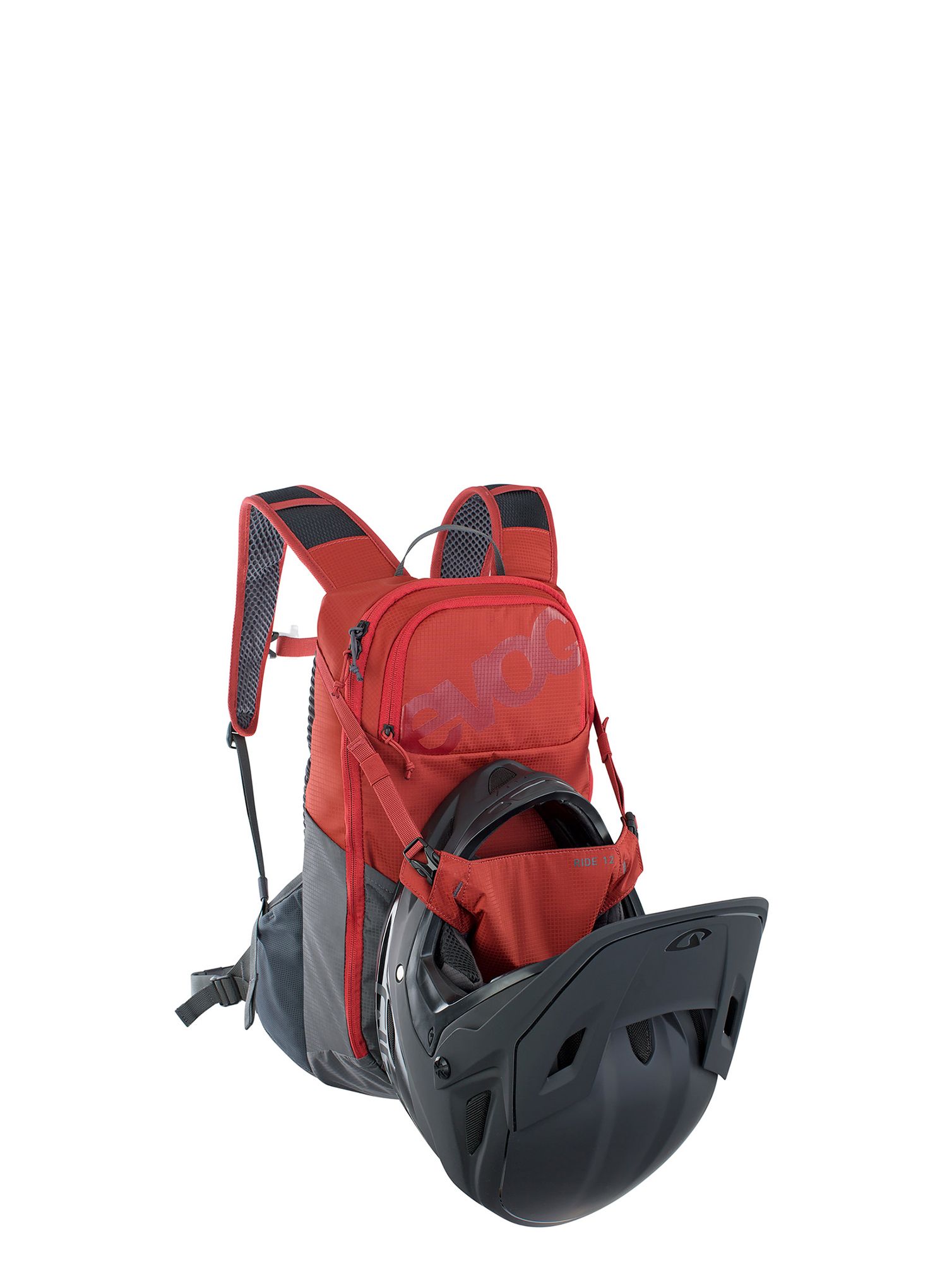 Nahrbtnik za kolesarjenje Evoc Ride 12 - chili red/carbon grey