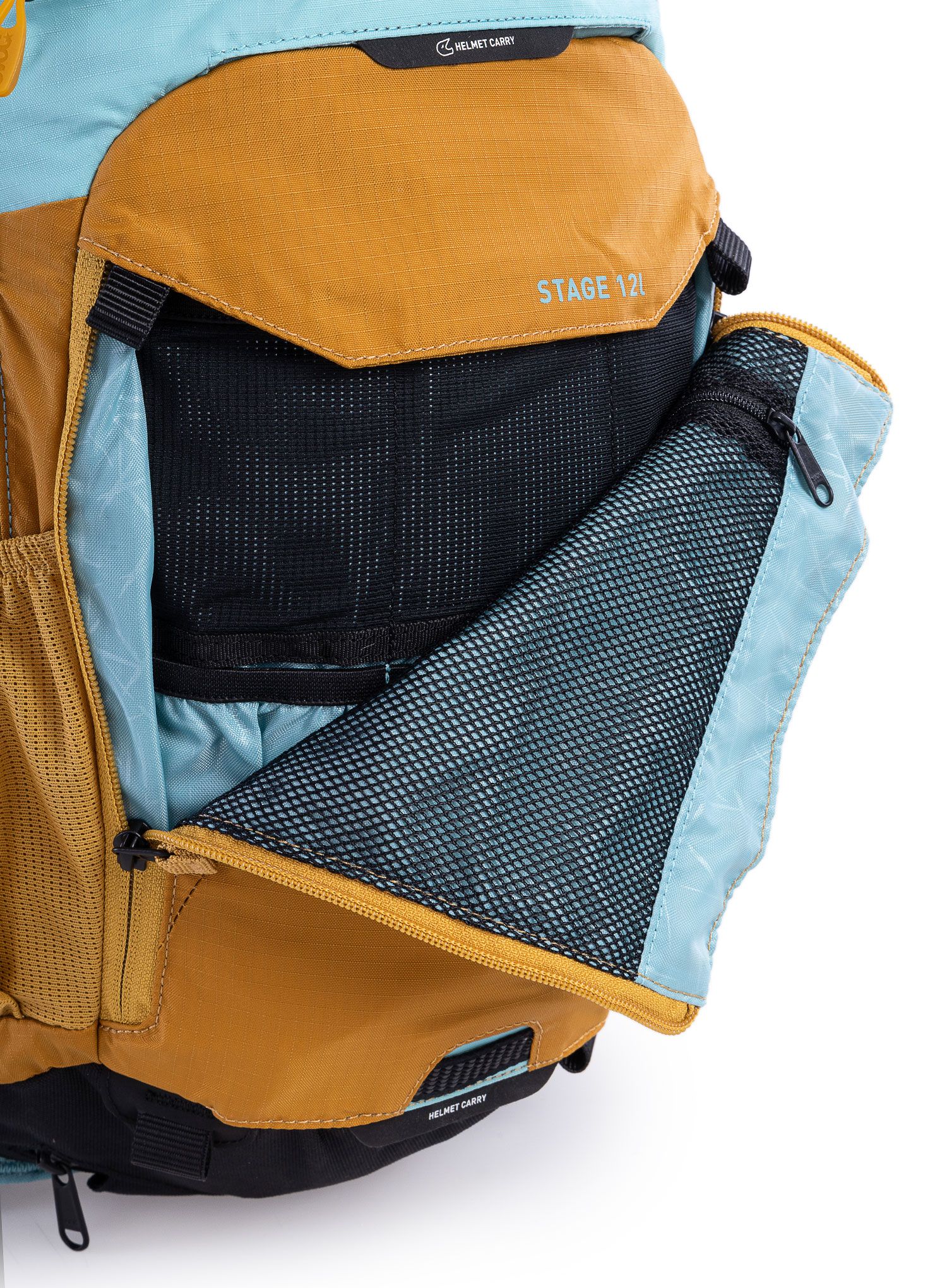 Nahrbtnik za kolesarjenje Evoc Stage 12 - aqua blue/loam