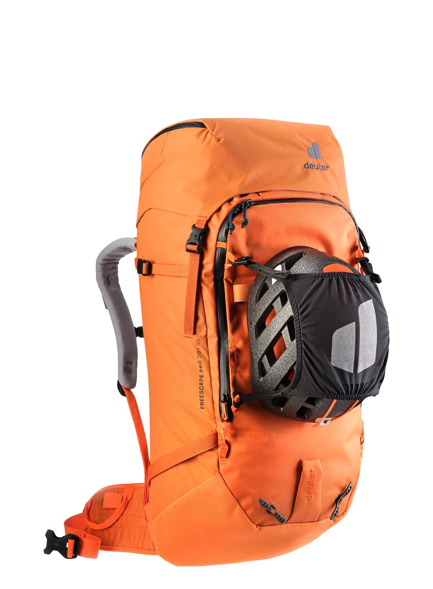 Smučarski nahrbtnik Deuter Freescape Pro 38+ SL - mandarine/saffron