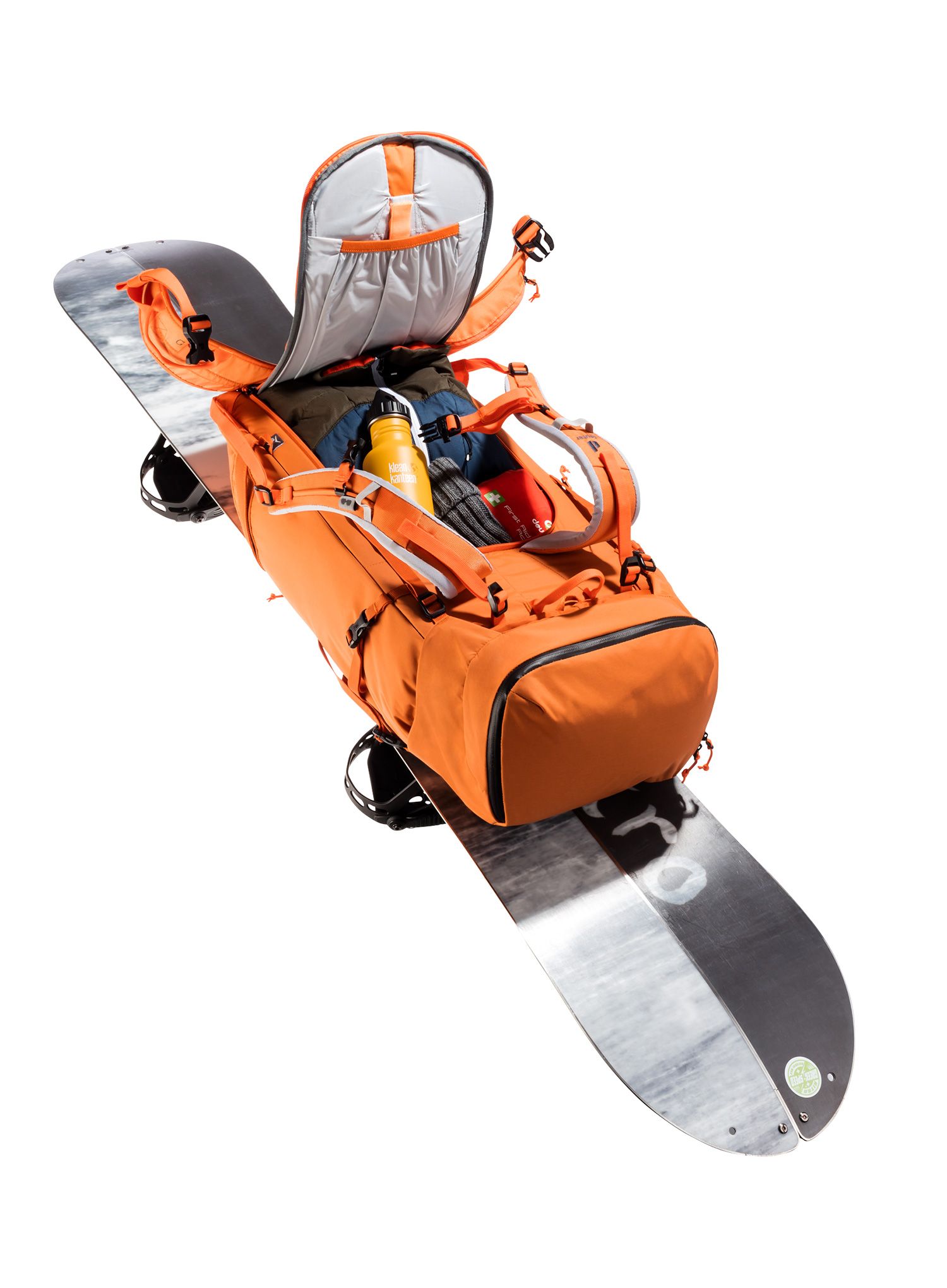 Smučarski nahrbtnik Deuter Freescape Pro 38+ SL - mandarine/saffron