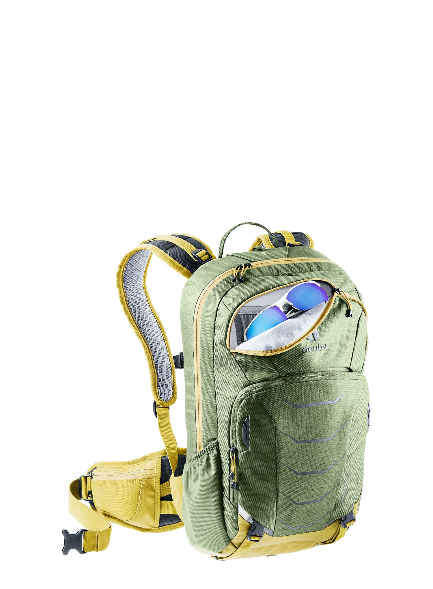 Kolesarski nahrbtnik Deuter Attack 16 - khaki/turmeric