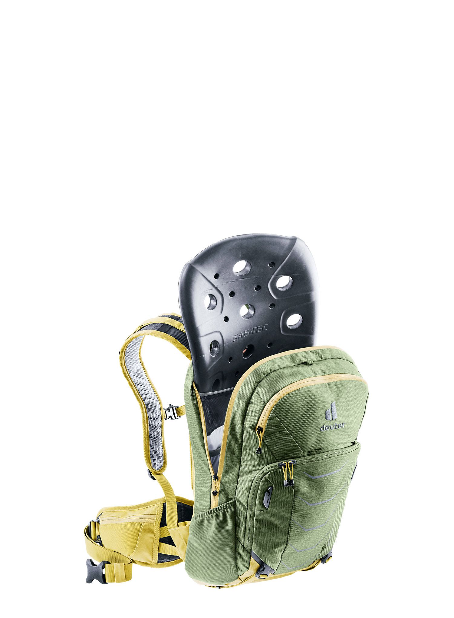 Kolesarski nahrbtnik Deuter Attack 16 - khaki/turmeric