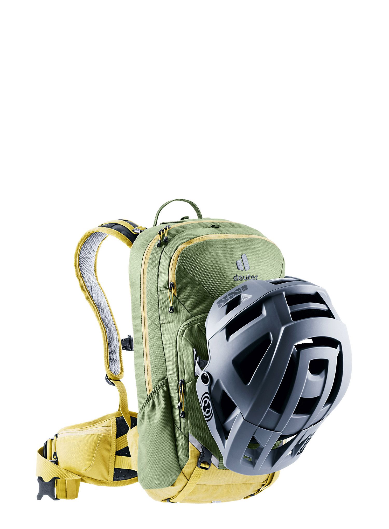 Kolesarski nahrbtnik Deuter Attack 16 - khaki/turmeric