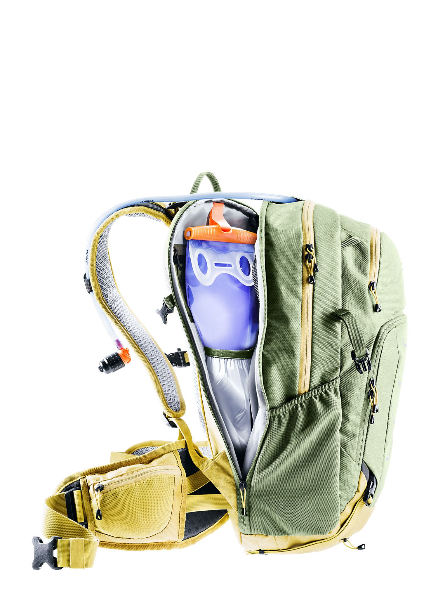 Kolesarski nahrbtnik Deuter Attack 20 - khaki/turmeric