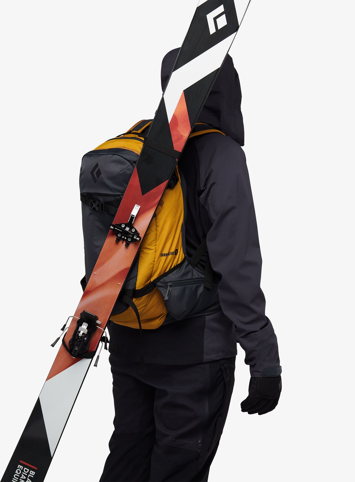 Nahrbtnik za turno smučanje Black Diamond Dawn Patrol 25 - amber