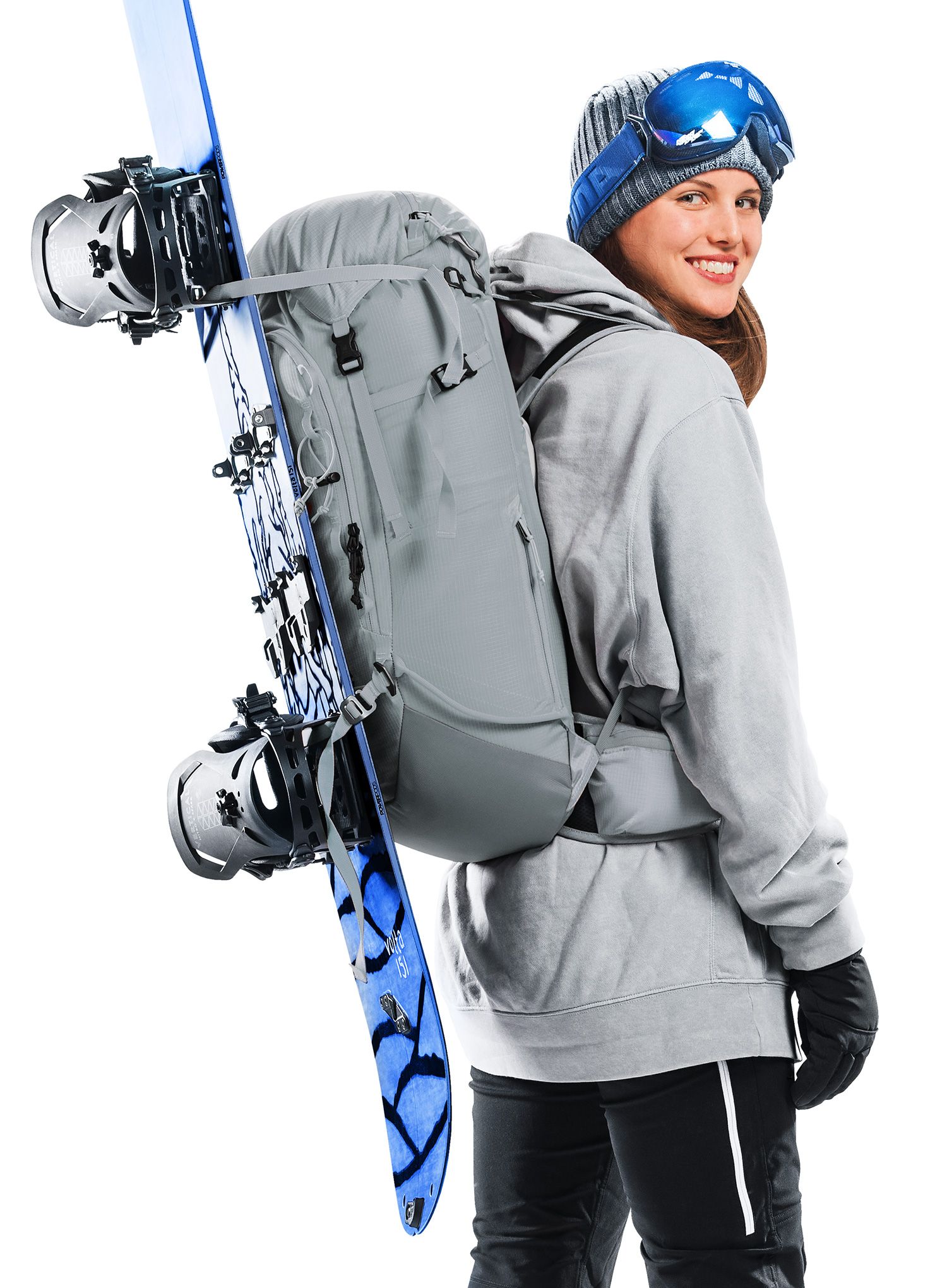 Nahrbtnik za turno smučanje Deuter Freescape Lite 24 SL - tin/shale