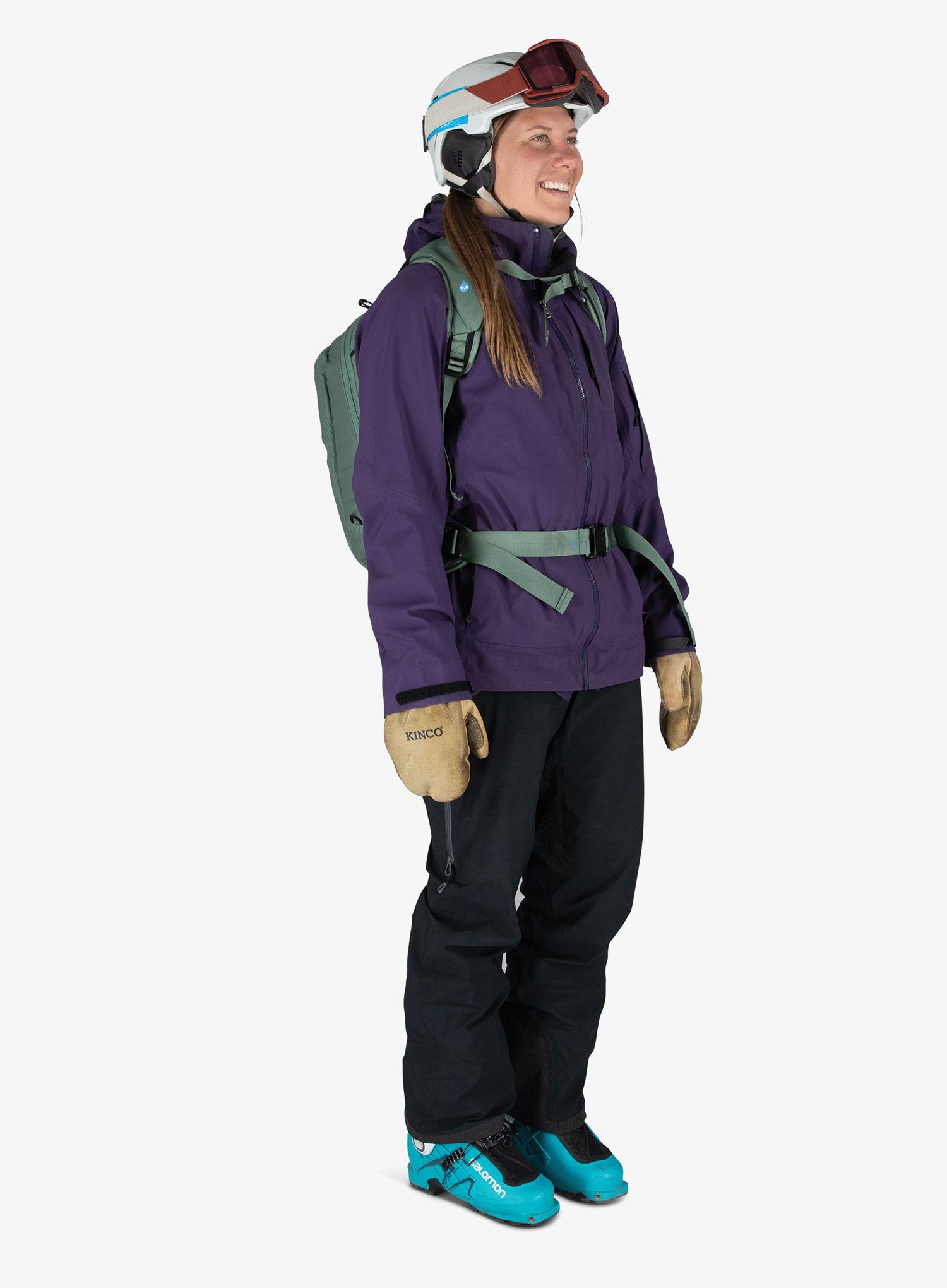Nahrbtnik za turno smučanje Osprey Kresta 20 - pine leaf green