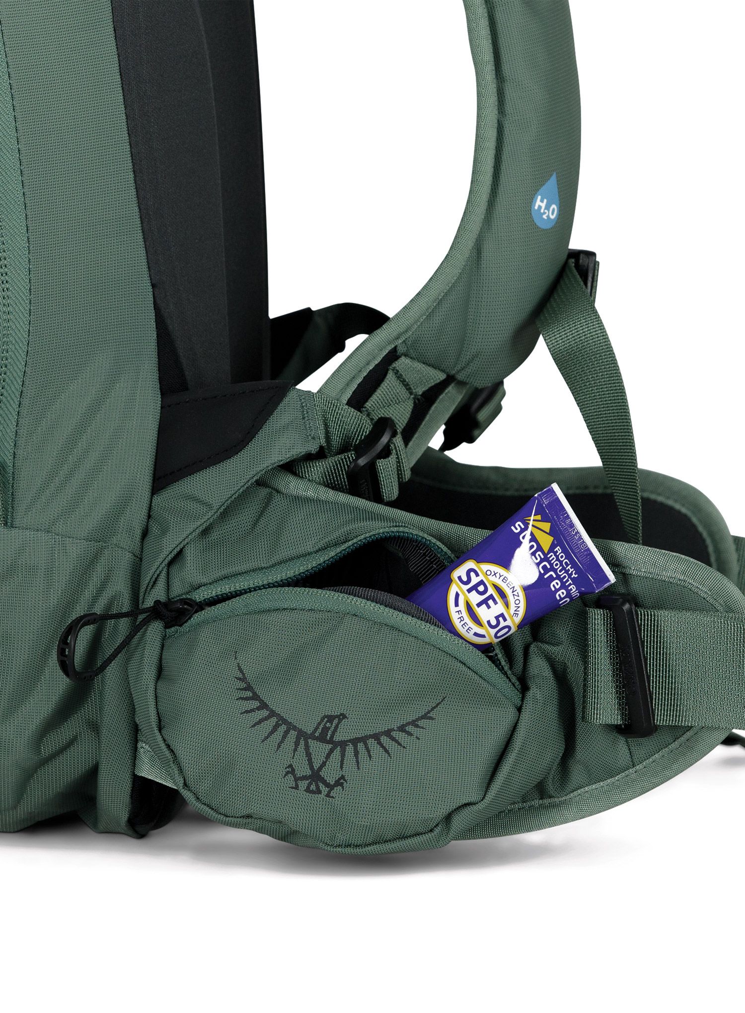 Nahrbtnik za turno smučanje Osprey Kresta 20 - pine leaf green