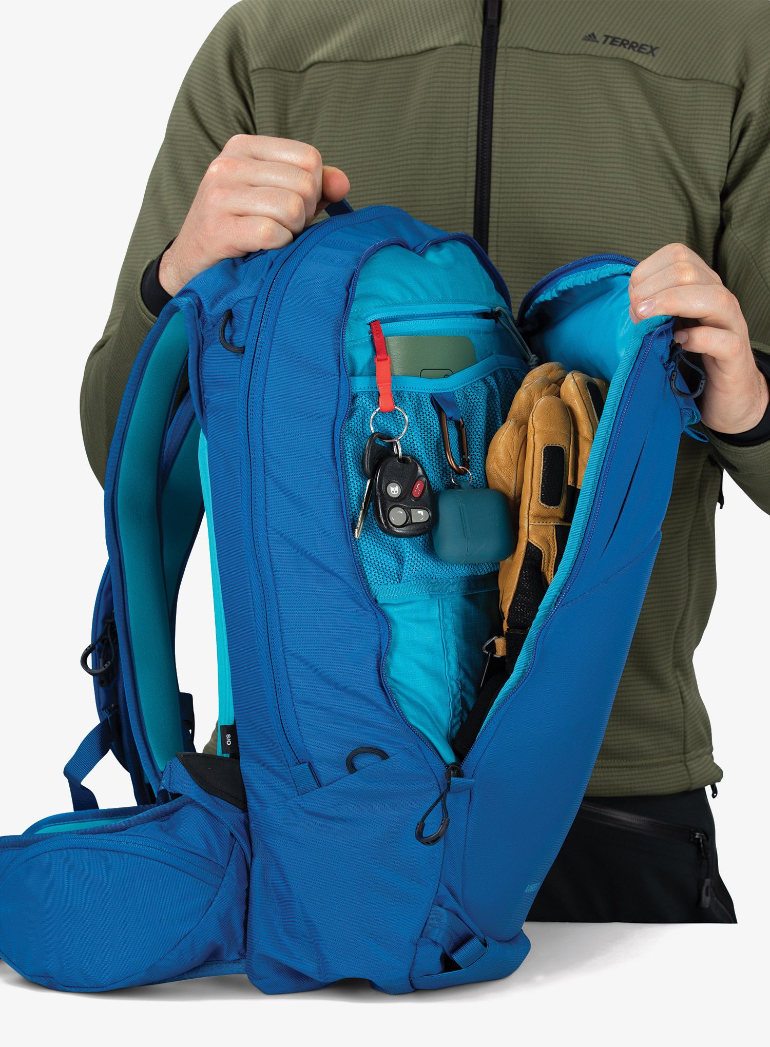 Nahrbtnik za turno smučanje Osprey Kamber 20 - alpine blue