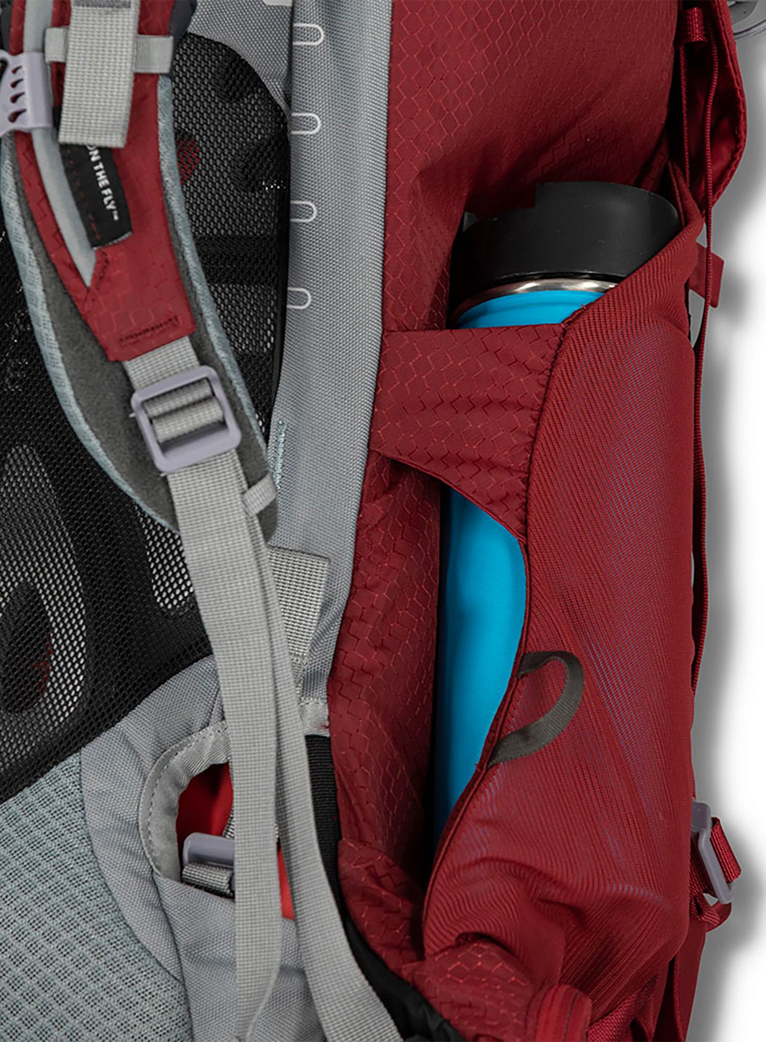 Ženski pohodniški nahrbtnik Osprey Ariel 55 - claret red