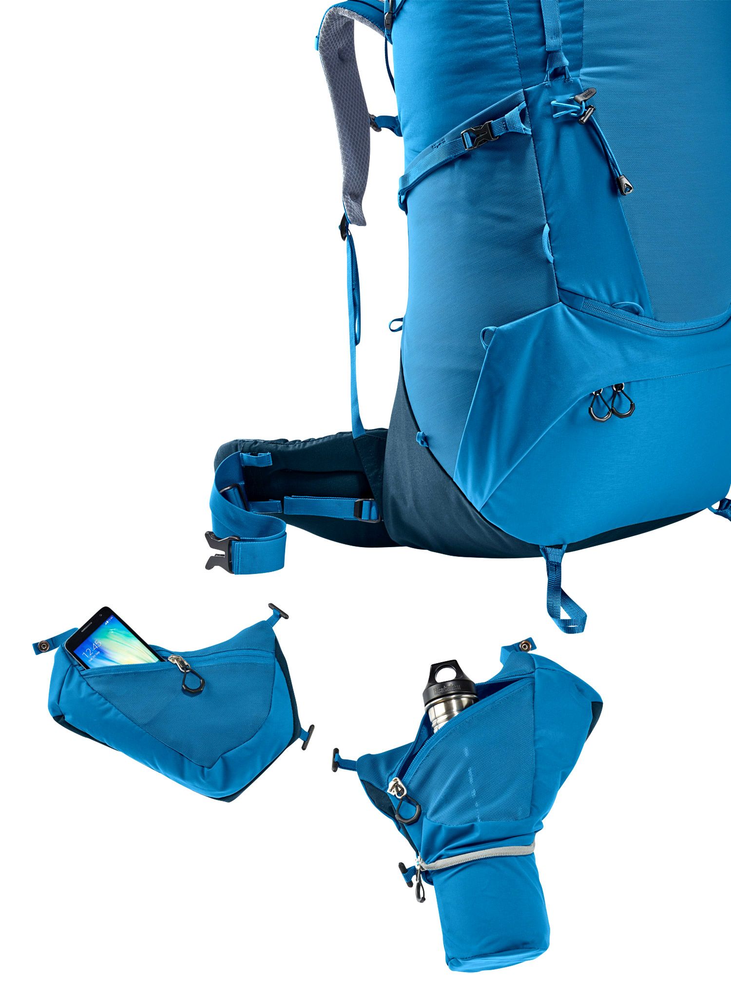 Pohodniški nahrbtnik Deuter Aircontact 70+10 - reef/ink