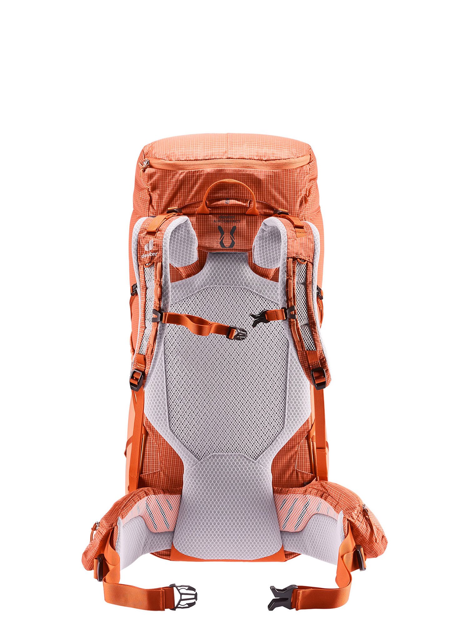 Ženski pohodniški nahrbtnik Deuter Aircontact Ultra 45+5 SL - sienna/paprika