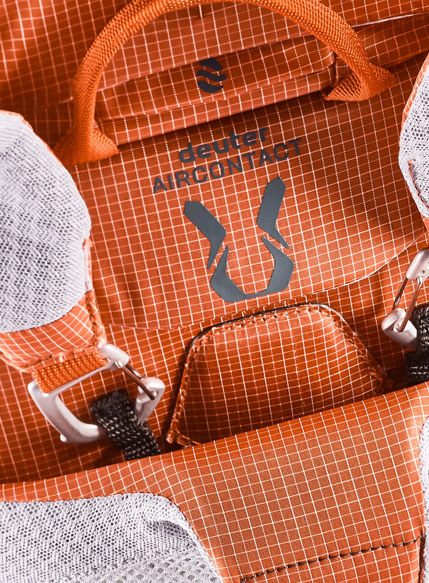 Ženski pohodniški nahrbtnik Deuter Aircontact Ultra 45+5 SL - sienna/paprika