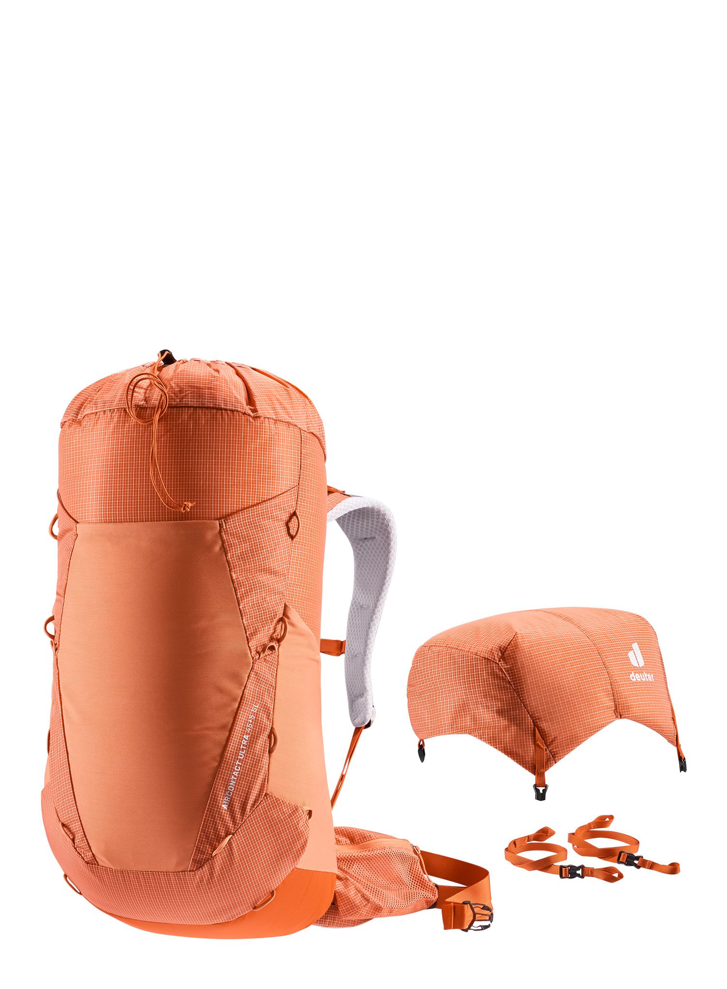 Ženski pohodniški nahrbtnik Deuter Aircontact Ultra 45+5 SL - sienna/paprika
