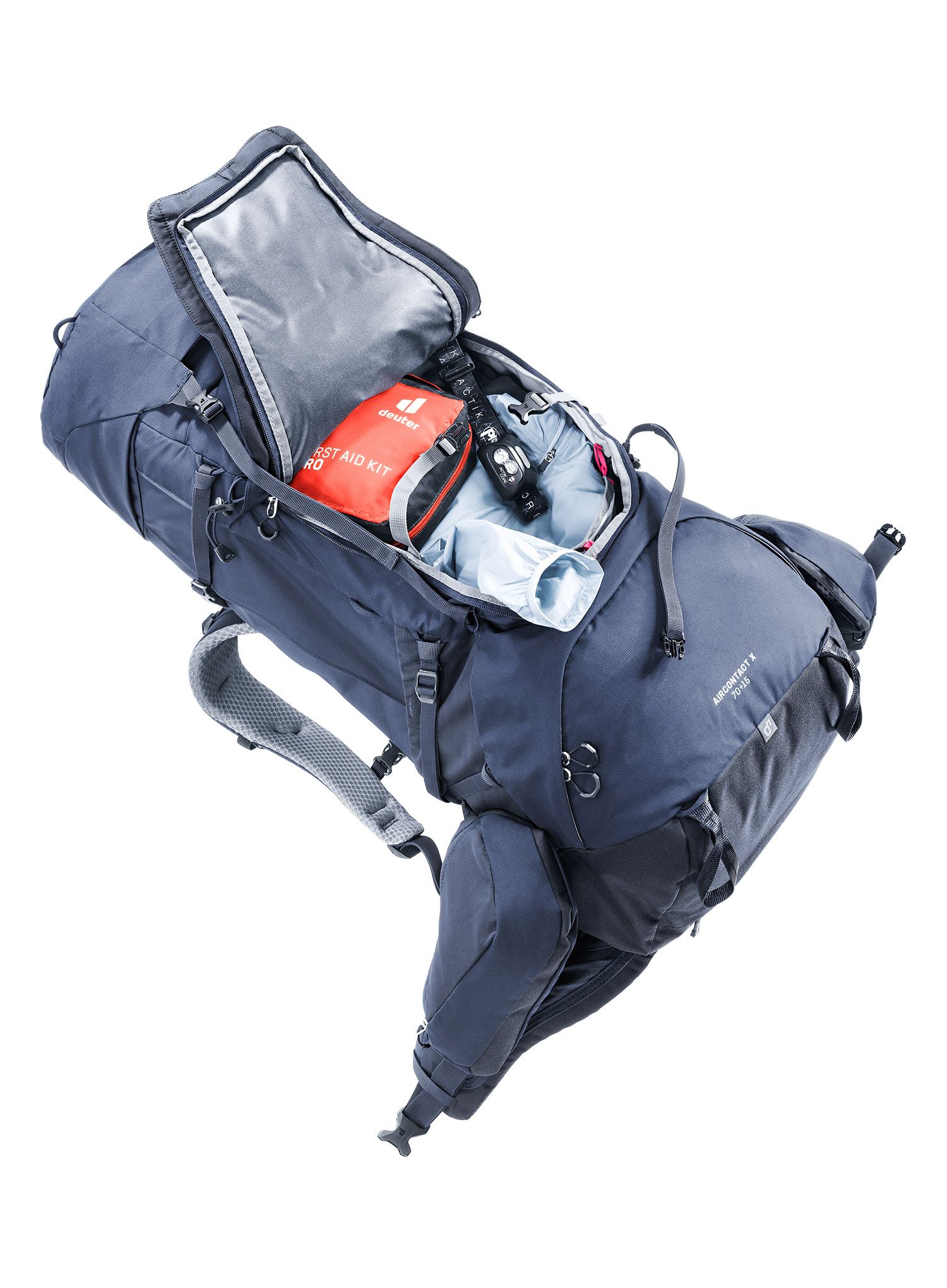 Pohodniški nahrbtnik Deuter Aircontact X 70+15 - ink