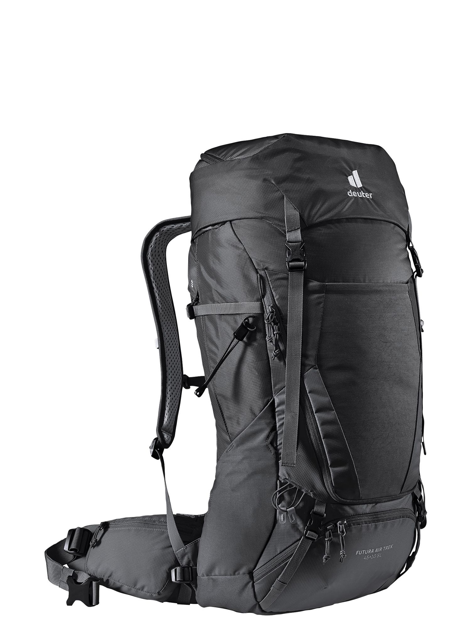 Ženski pohodniški nahrbtnik Deuter Futura Air Trek 45 + 10 SL - black/graphite