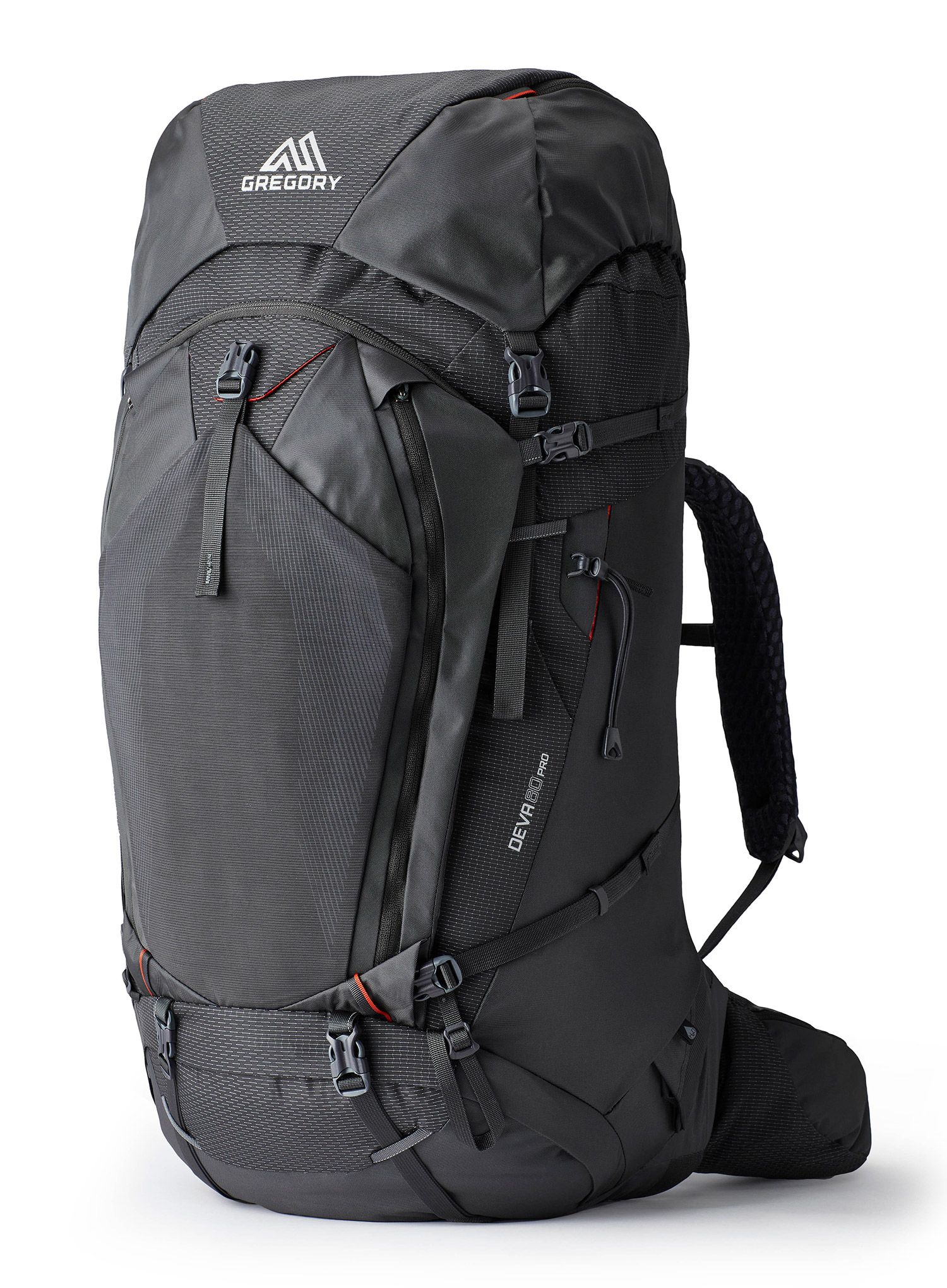 Ženski pohodniški nahrbtnik Gregory Deva 80 Pro - lava grey