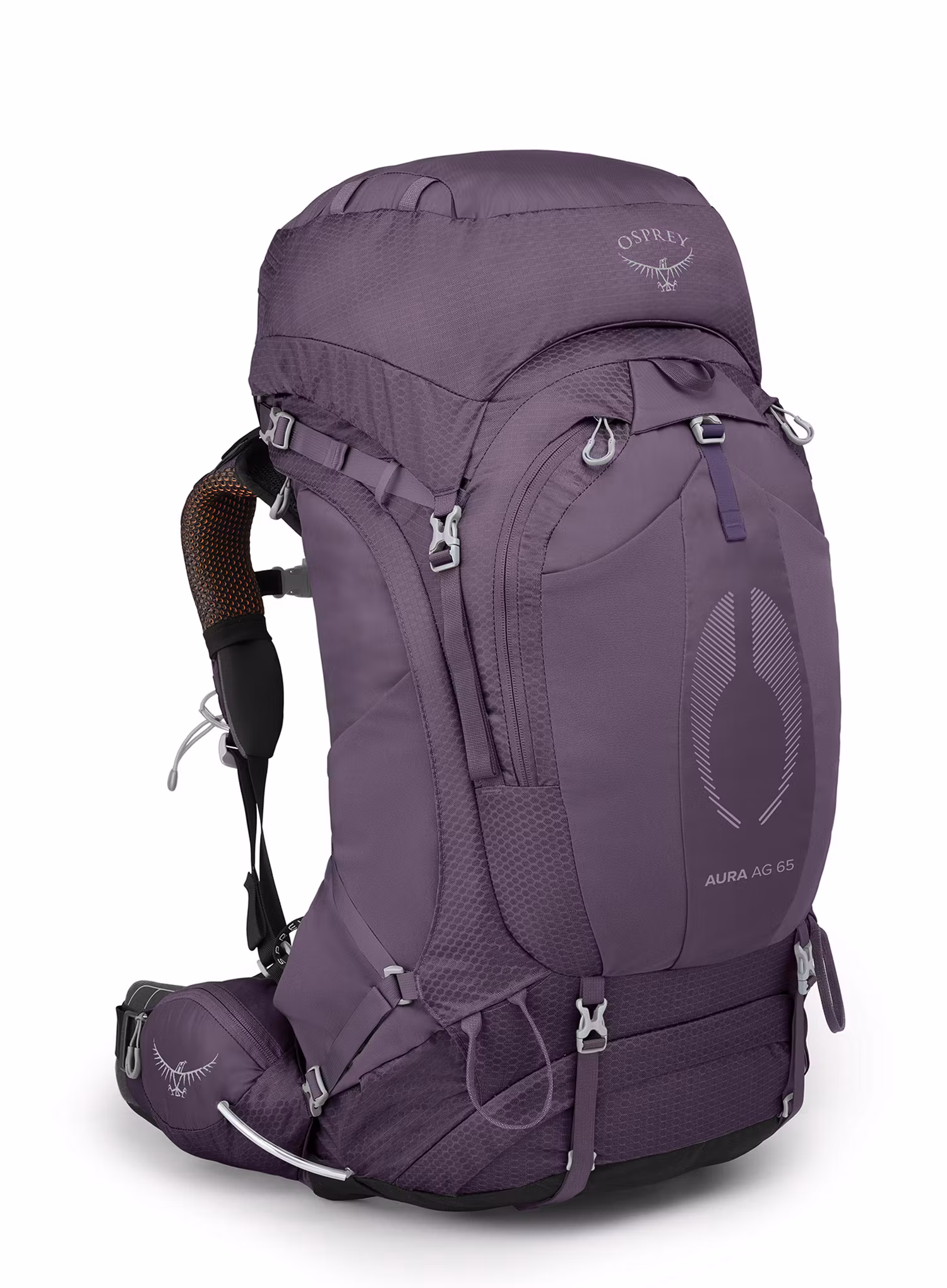 Ženski pohodniški nahrbtnik Osprey Aura AG 65 - enchantment purple