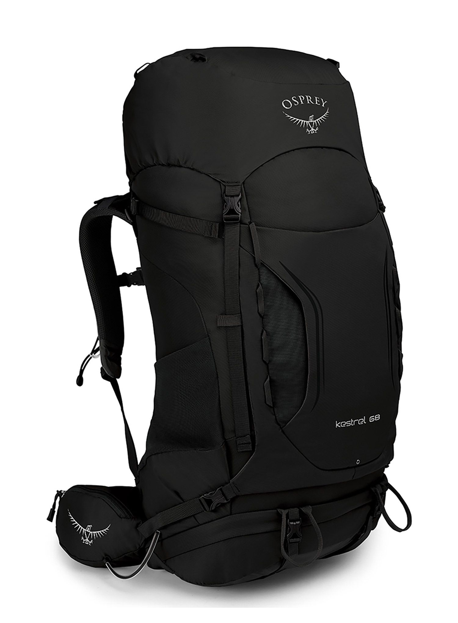 Pohodniški nahrbtnik Osprey Kestrel 68 - black