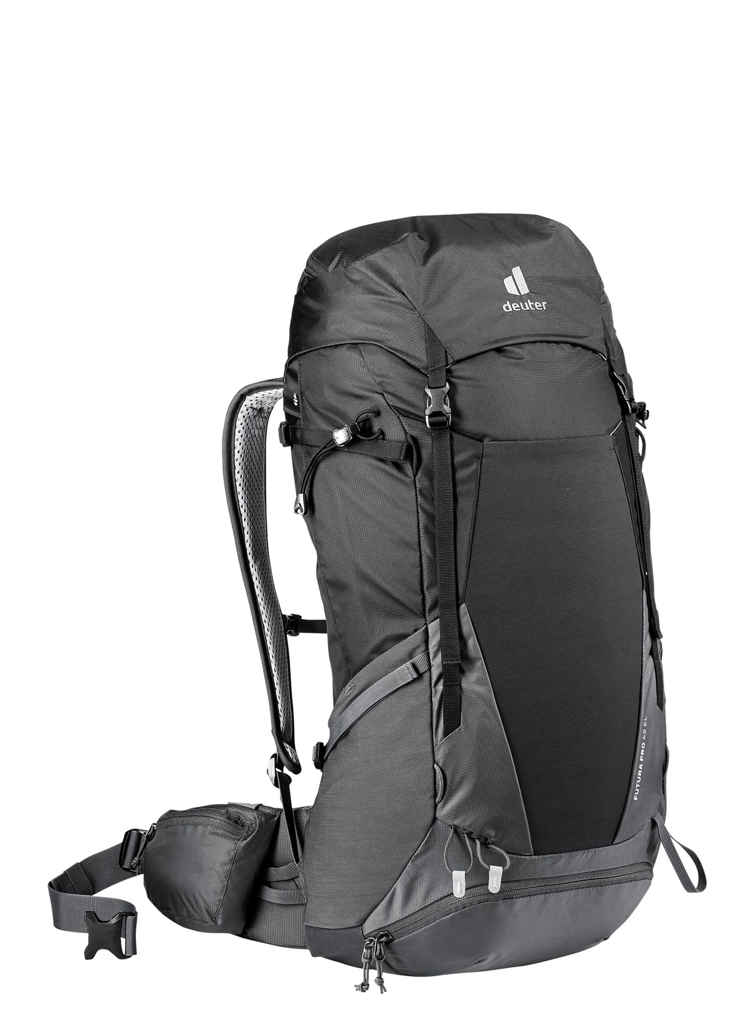 Pohodniški nahrbtnik Deuter Futura Pro 42 EL - black/graphite