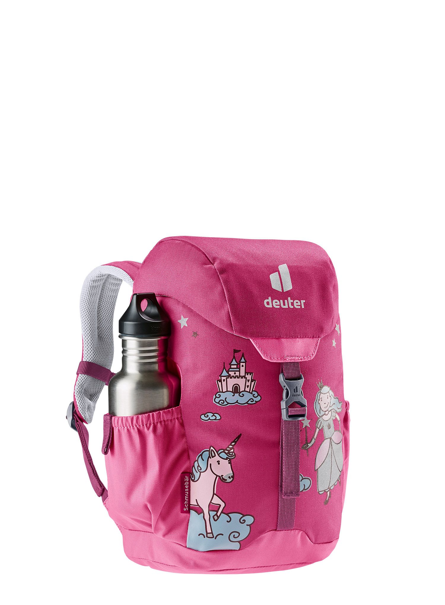 Otroški pohodniški nahrbtnik Deuter Schmusebar - ruby/hotpink