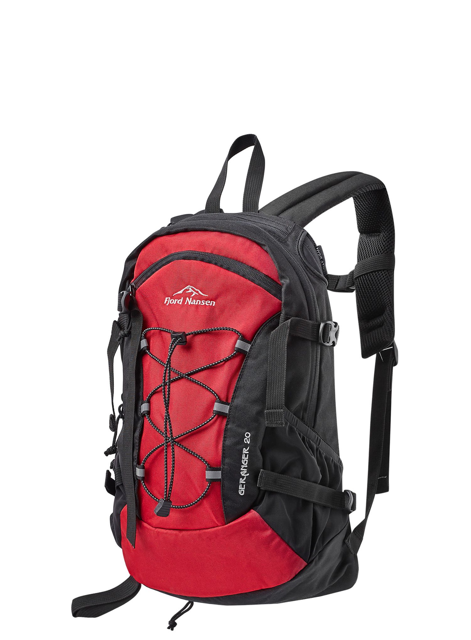 Pohodniški nahrbtnik Fjord Nansen Geranger Solid 20 - red/black
