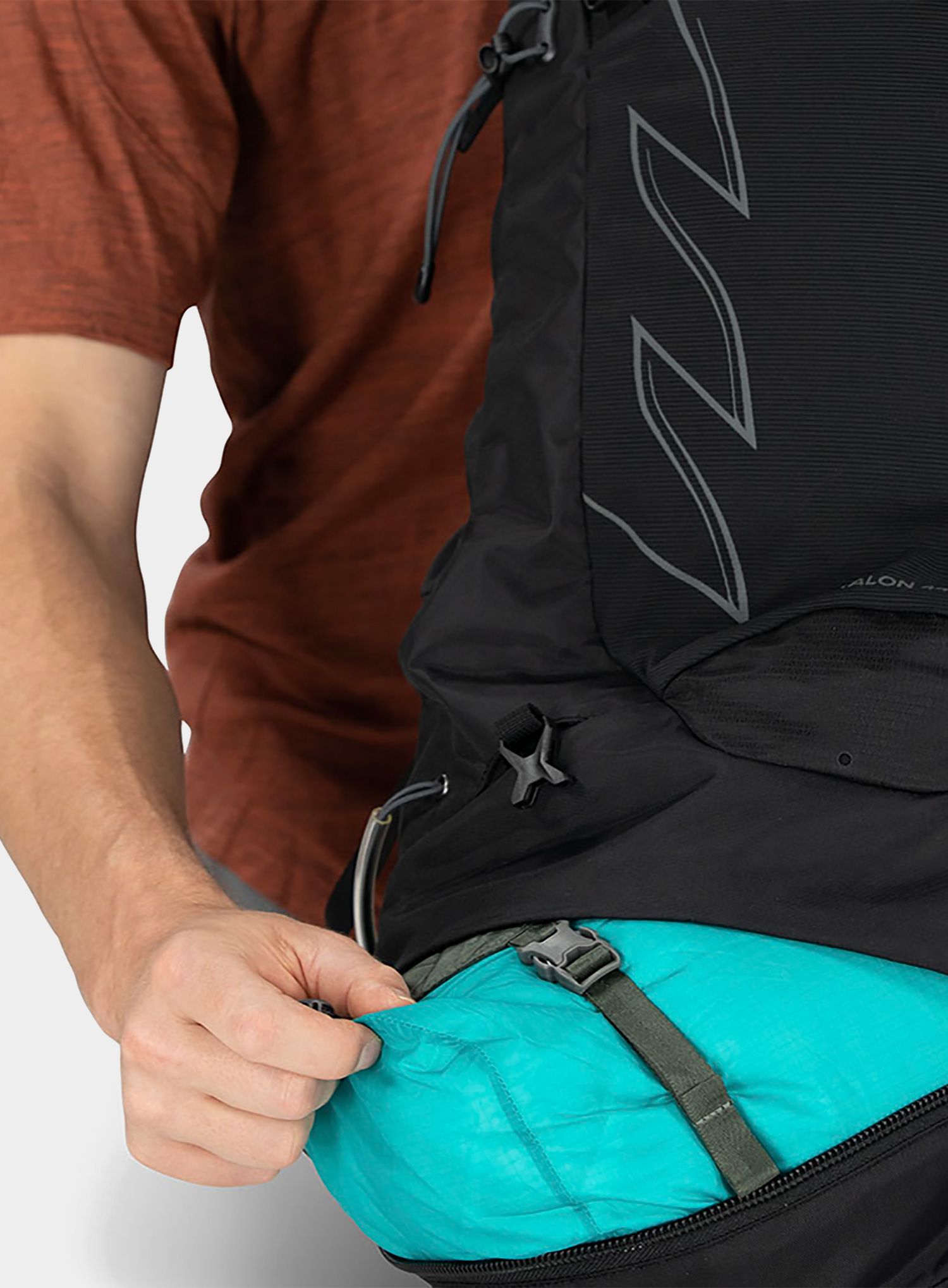 Pohodniški nahrbtnik Osprey Talon 44 - stealth black