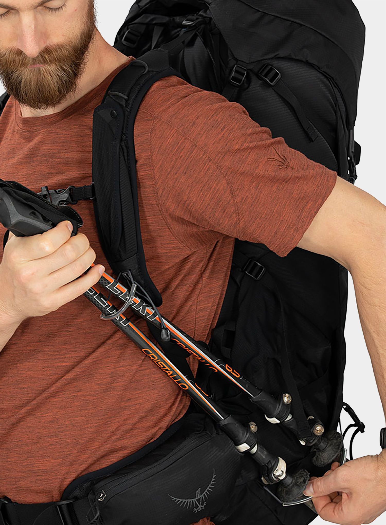 Pohodniški nahrbtnik Osprey Talon 44 - stealth black