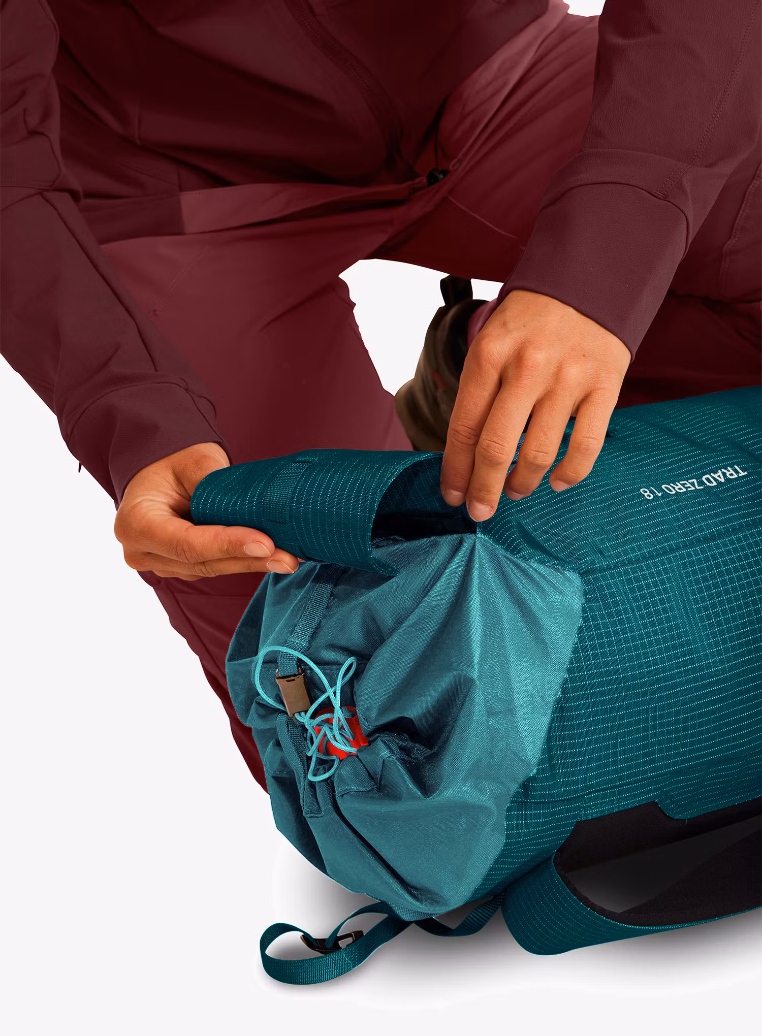 Plezalni nahrbtnik Ortovox Trad Zero18 - pacific green