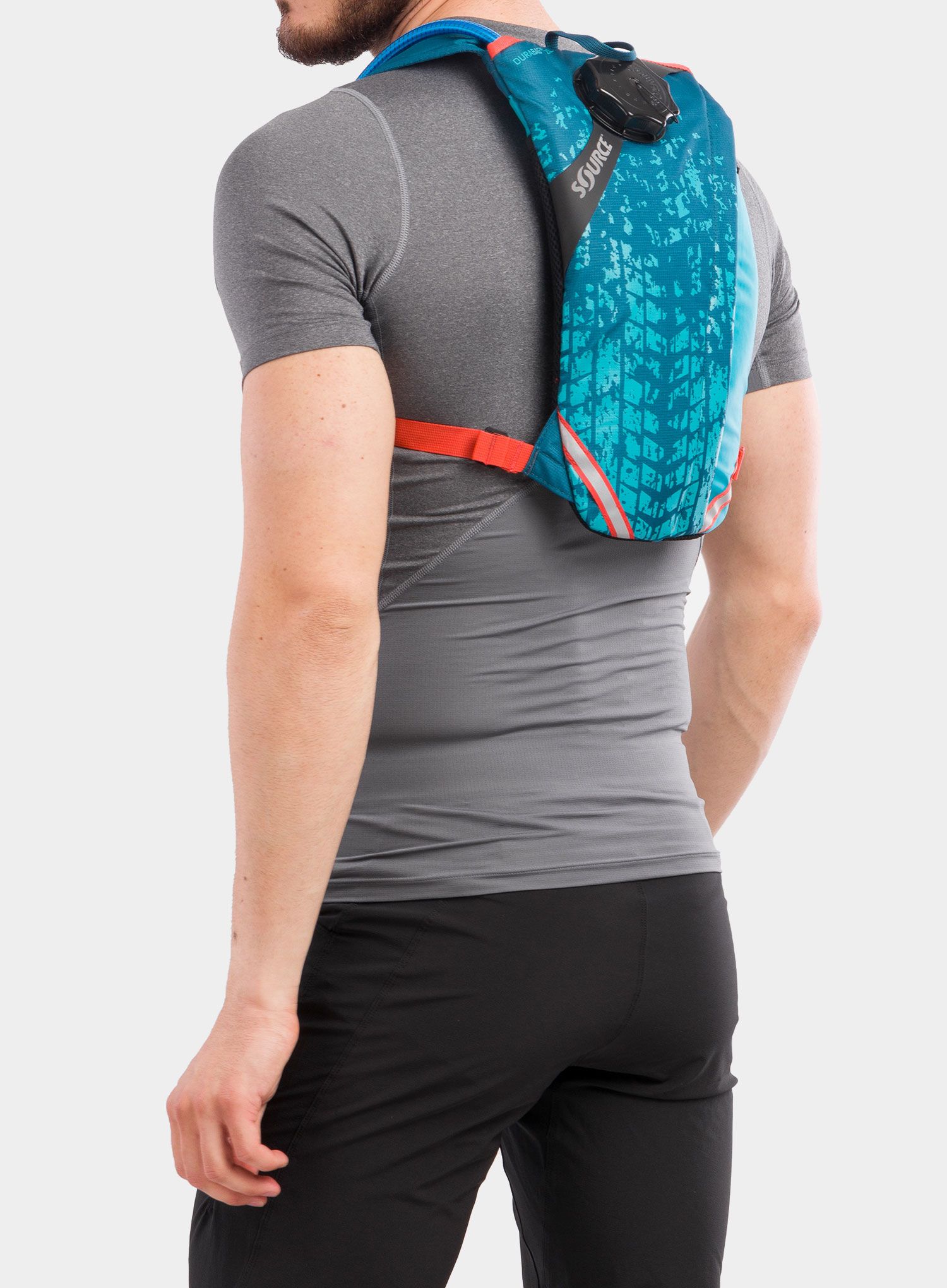Nahrbtnik z mehom za vodo Source Durabag Pro 2L - coral blue